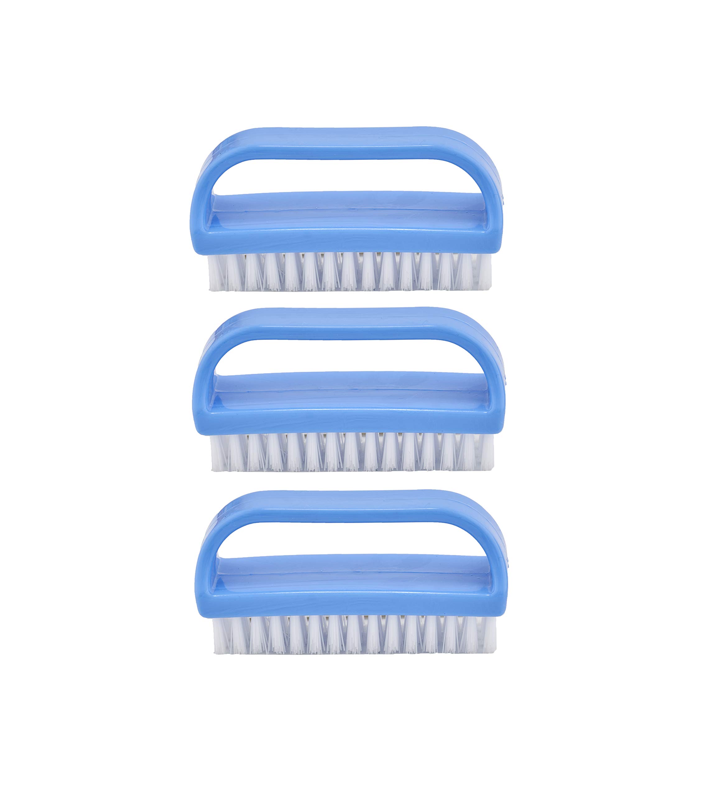 Superio Blue Nail Brush Cleaner with Handle, 3 Pack - Durable Brush  Scrubber To Clean Toes, Fingernails, Hand Scrubber All Surface Cleaning,  Heavy Duty Scrub Brush Stiff Bristles, Easy To Hold 
