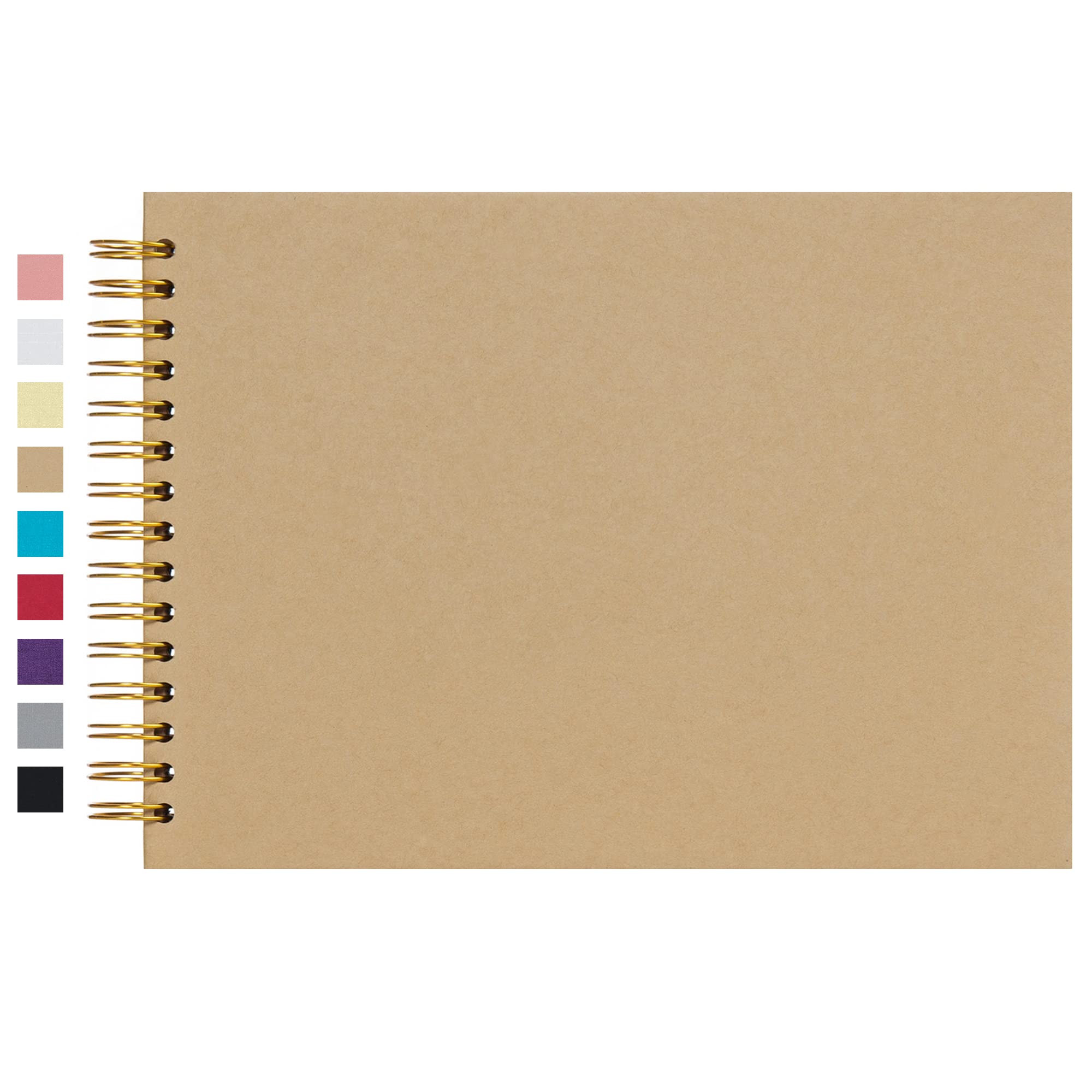 12x12 Album for Scrapbooking Hardcover, Kraft Paper Material