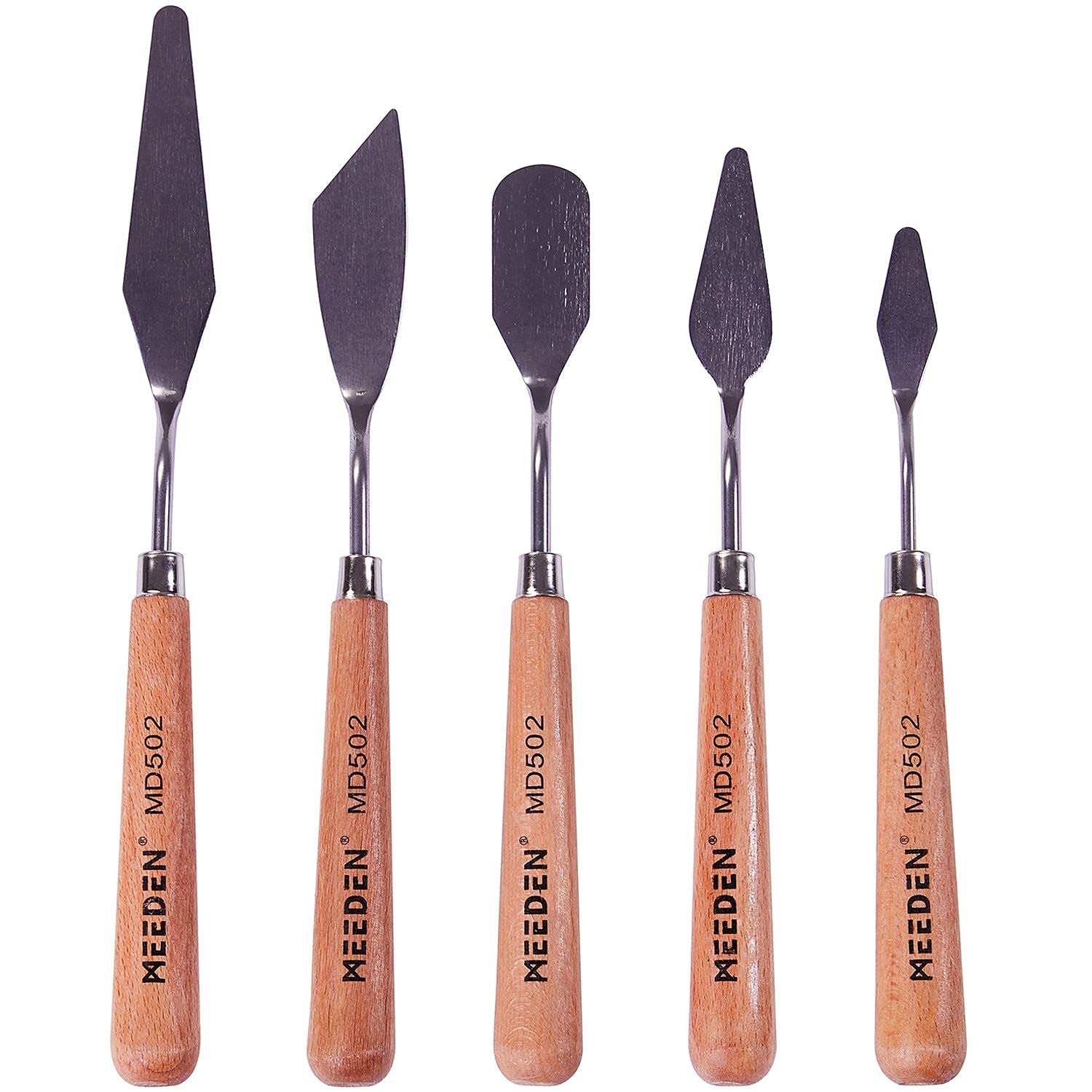 5 PCS Painting Knives Stainless Steel Spatula Palette Knife Oil