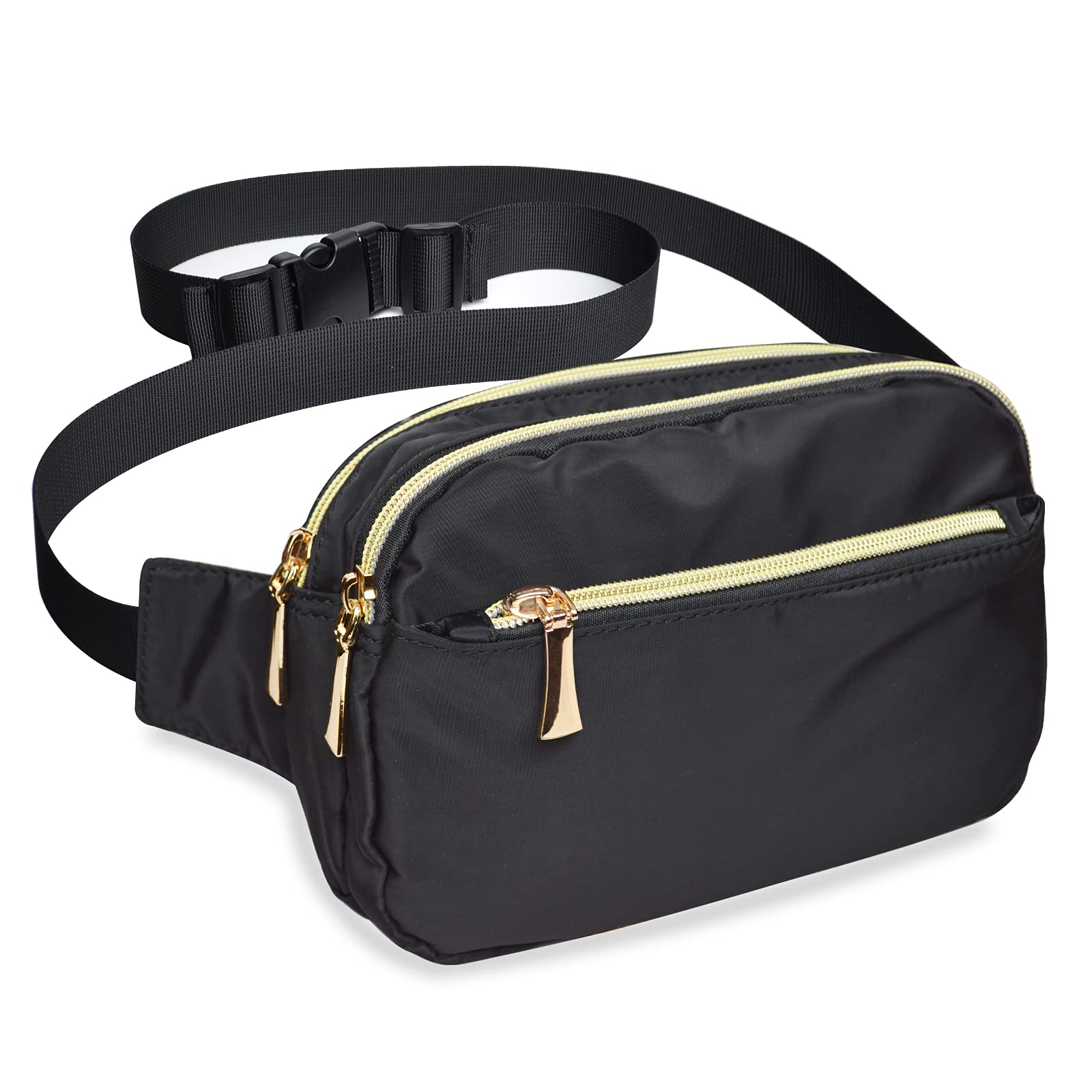  Funny Dog Fanny Pack for Women Waist Hip Bum Bag with  Adjustable Belt Waterproof Crossbody Bag for Gym Running Travel