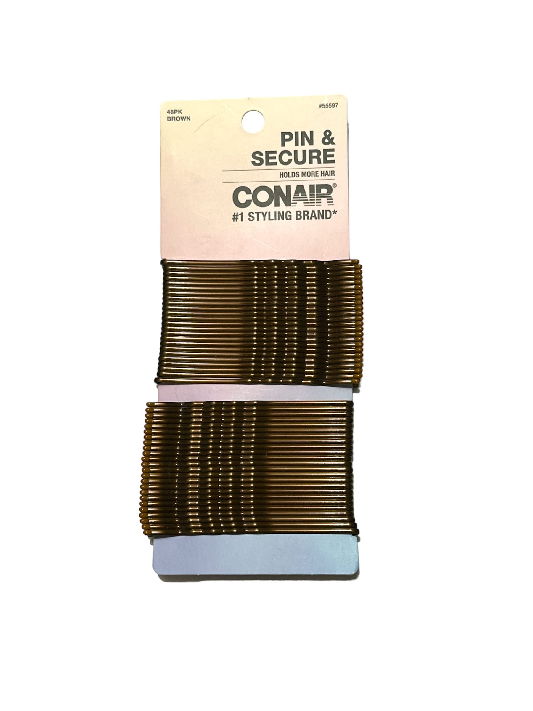 Conair 48 Piece Bobby Pins Extra Long Brown 4 Oz