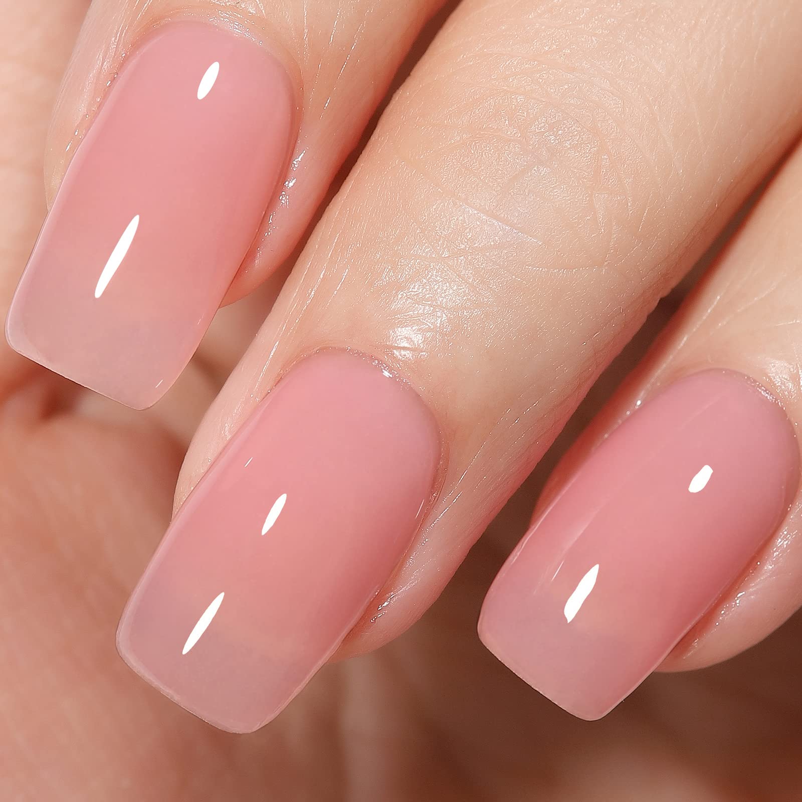 Natural Acrylic Nails light Pink | Natural acrylic nails, Pink gel nails,  Neutral nails