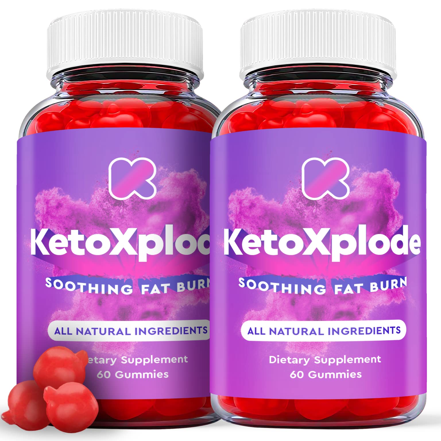 (2 Pack) KetoXplode Gummies KetoXplode ACV Gummies Keto Xplode ACV