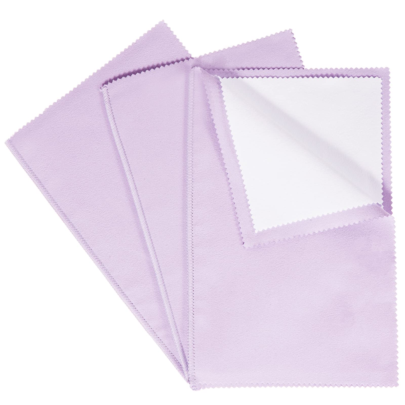 CATIFLIN 3pcs Multi-Layer Jewelry Cleaning Cloth, Large Polishing