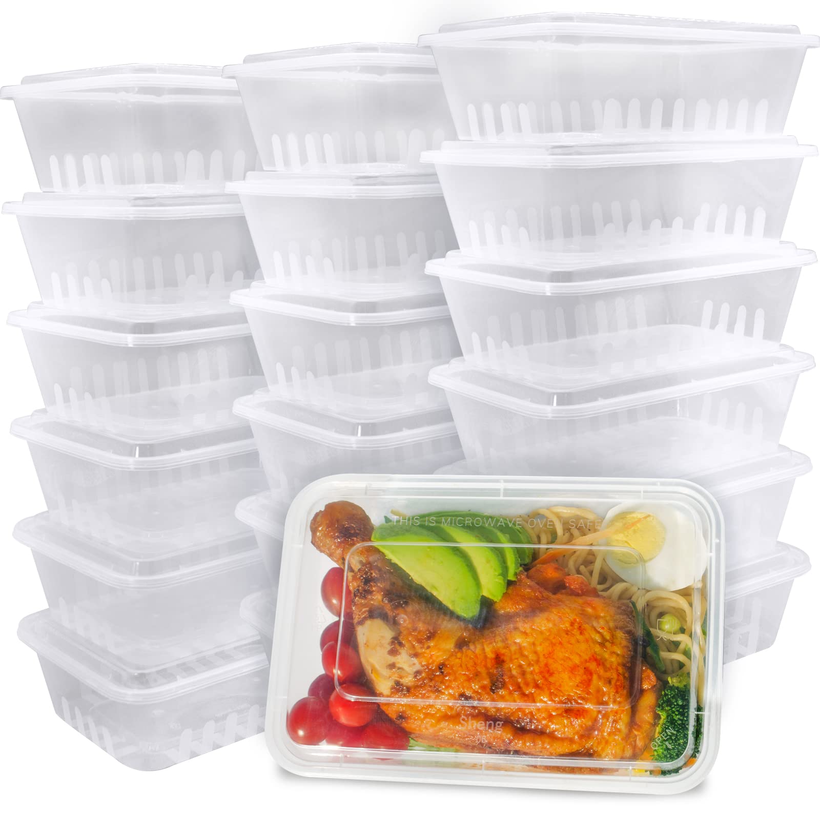 PP Disposable Plastic Food Container Clear Plastic Meal Prep Containers -  China Meal Prep Containers and Containers price