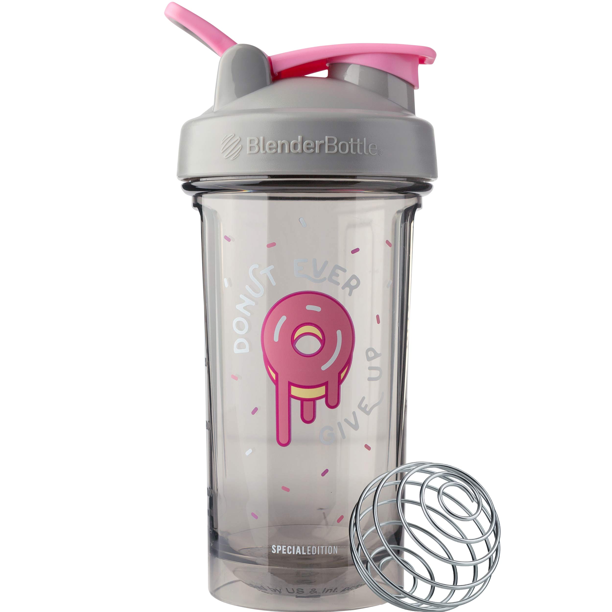 BlenderBottle Strada Shaker Cups with Silicone Straws, (2 24-Ounce Bottles  and 2 Straws)
