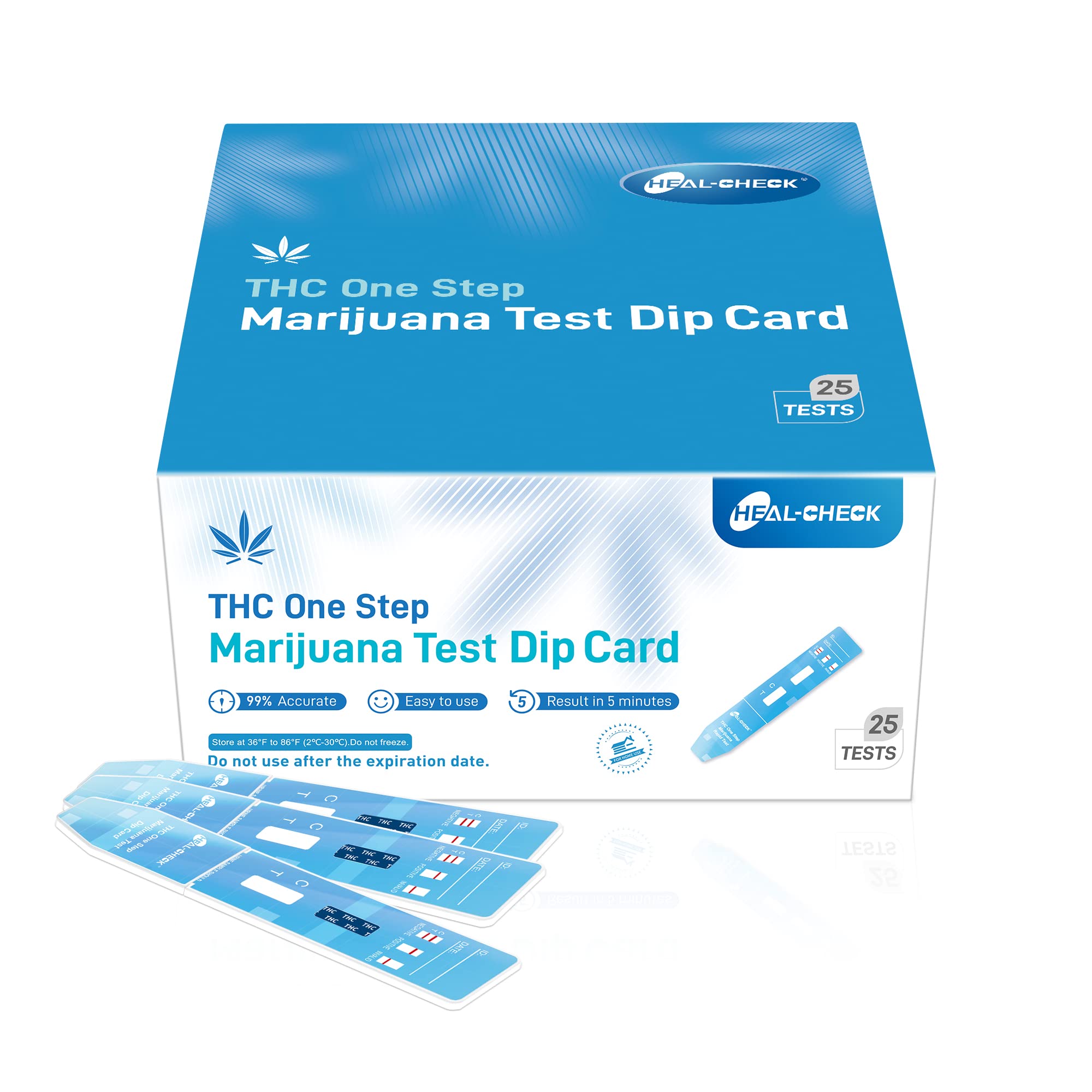 Drug Test Kit Marijuana, Individually Wrapped Single Panel THC Screen Urine Drug  Test Kit with 50 ng/ml Cut Off Level, Marijuana Drug Test for Home Use,  Accurate Results in 5 Minutes - 25 Strips