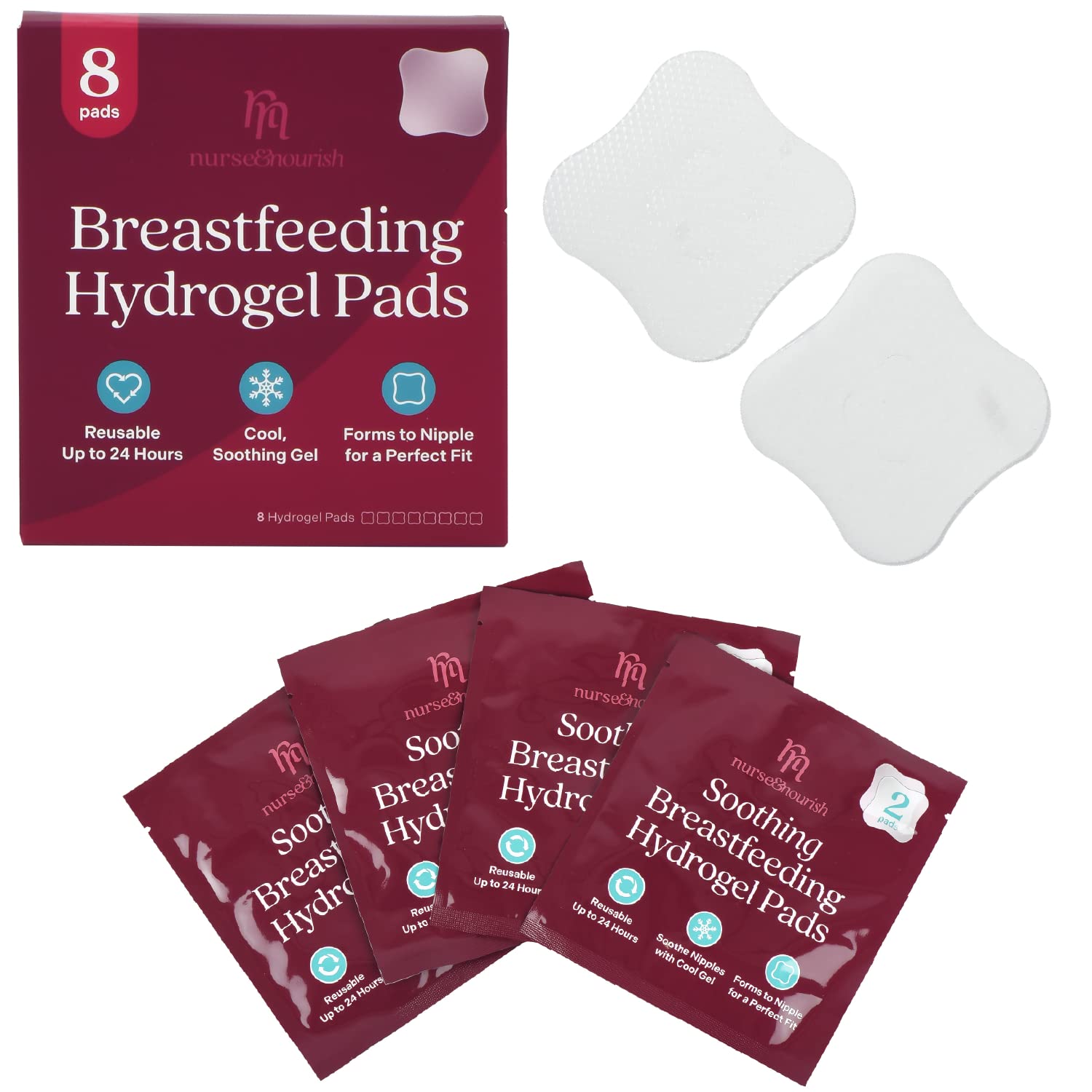 Ameda Extended-Use Hydrogel pads help provide soothing, cooling relief and  protection from nipple pain.Get yours now at Lactation Connection