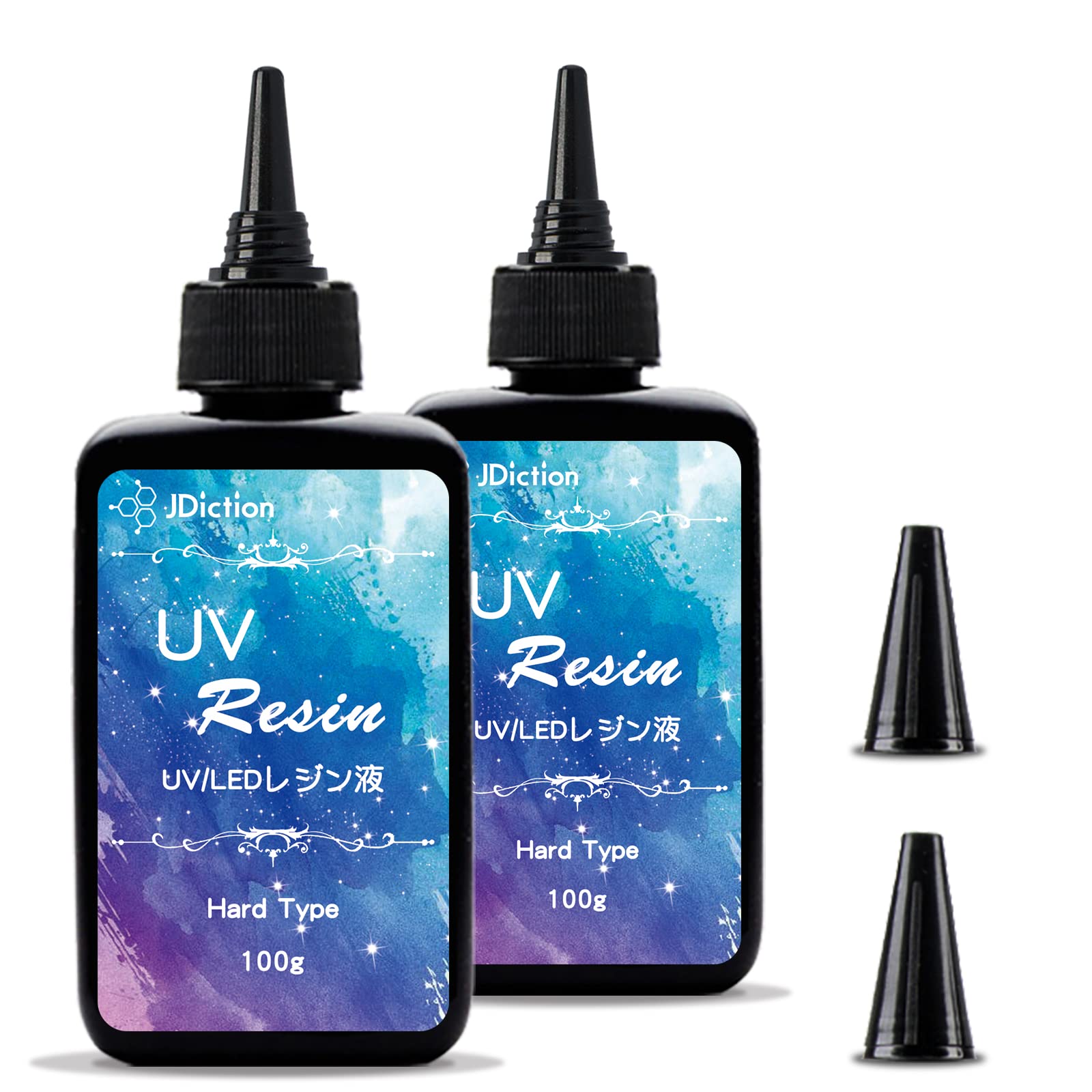 UV Resin - 100g Crystal Clear Hard Type Glue Ultraviolet Curing Epoxy Resin  for DIY Jewelry Making, Craft Decoration, Transparent Solar Cure Sunlight