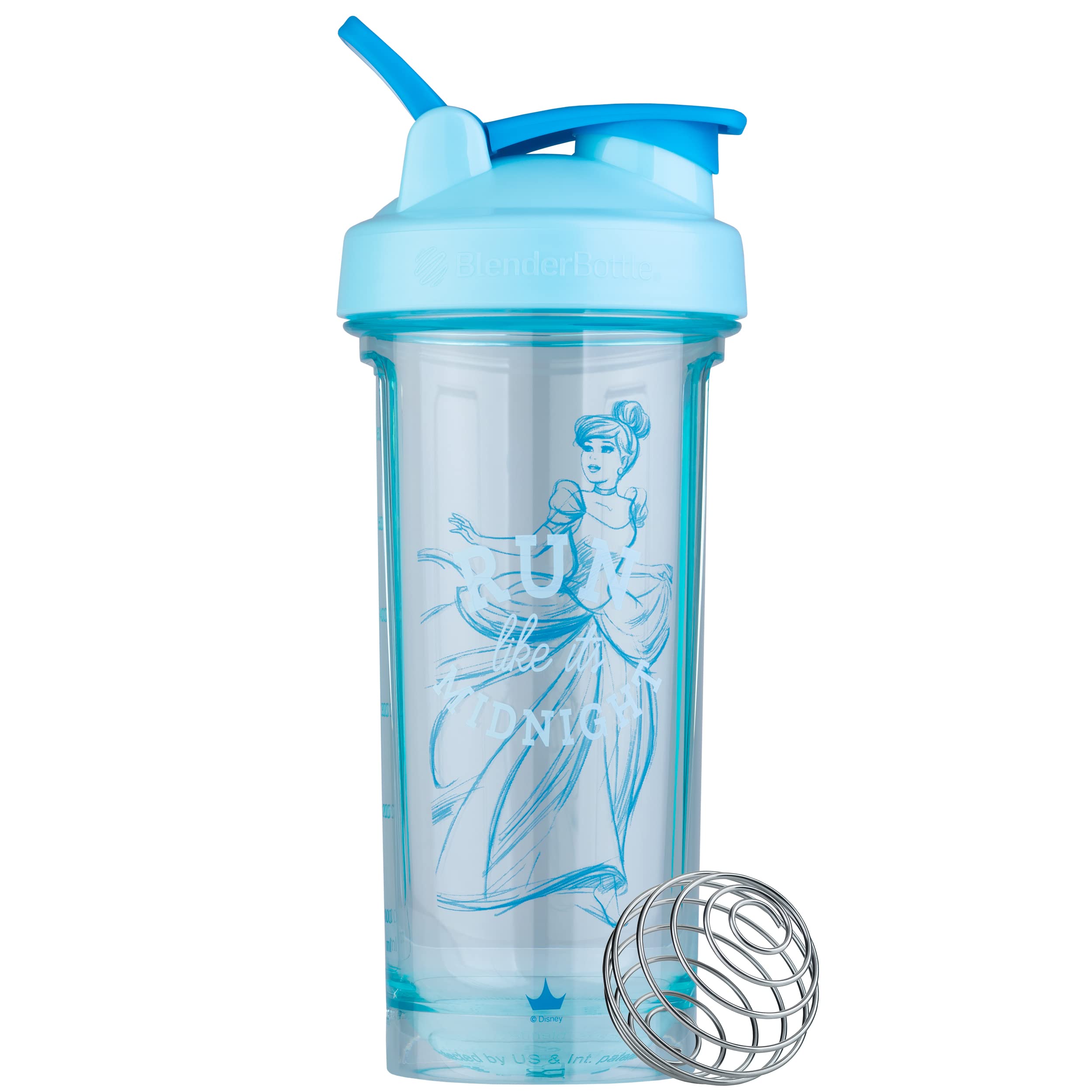 BlenderBottle Disney Princess Shaker Bottle Pro Series, Perfect