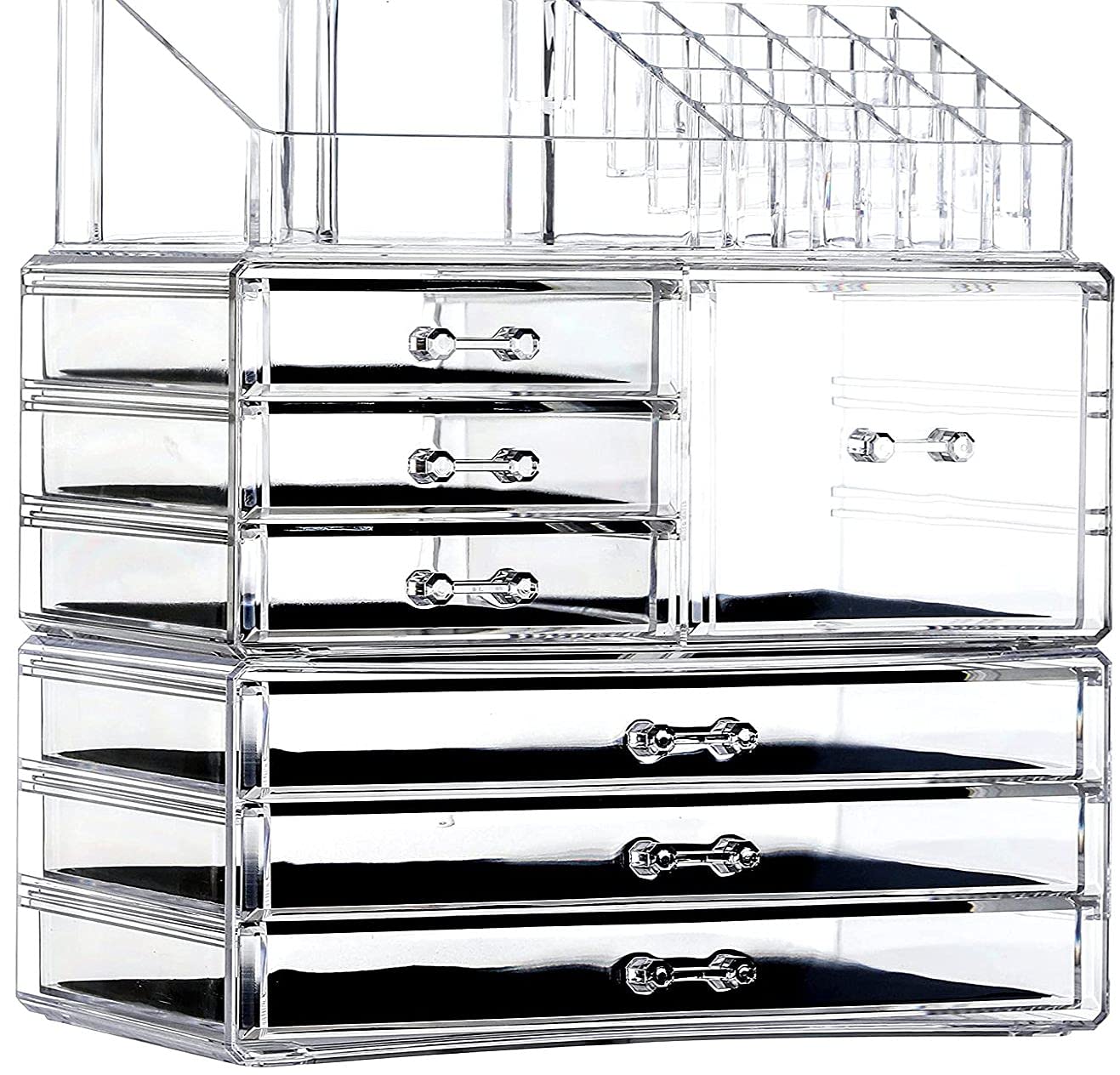 Clear Plastic Makeup Storage Drawers Saubhaya Makeup