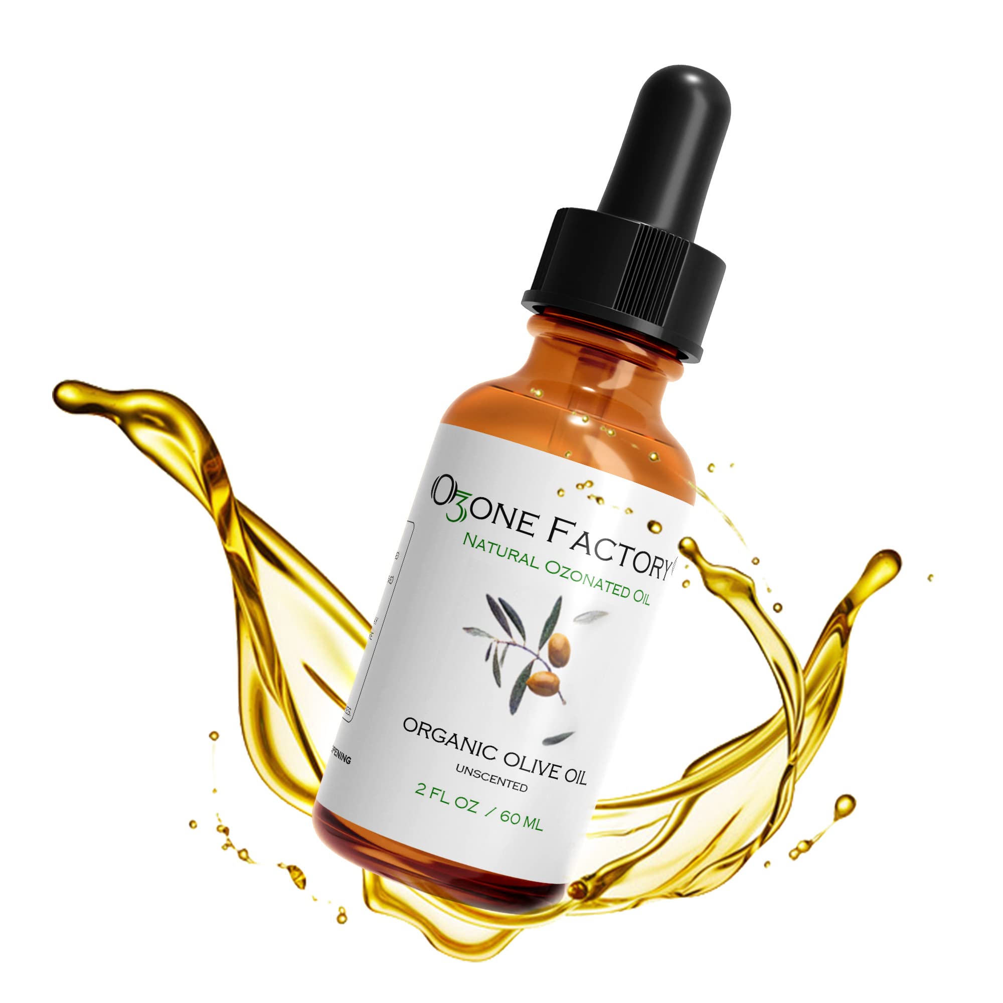 Ozone Factory Ozonated Olive Oil Unscented and Natural Face Oil