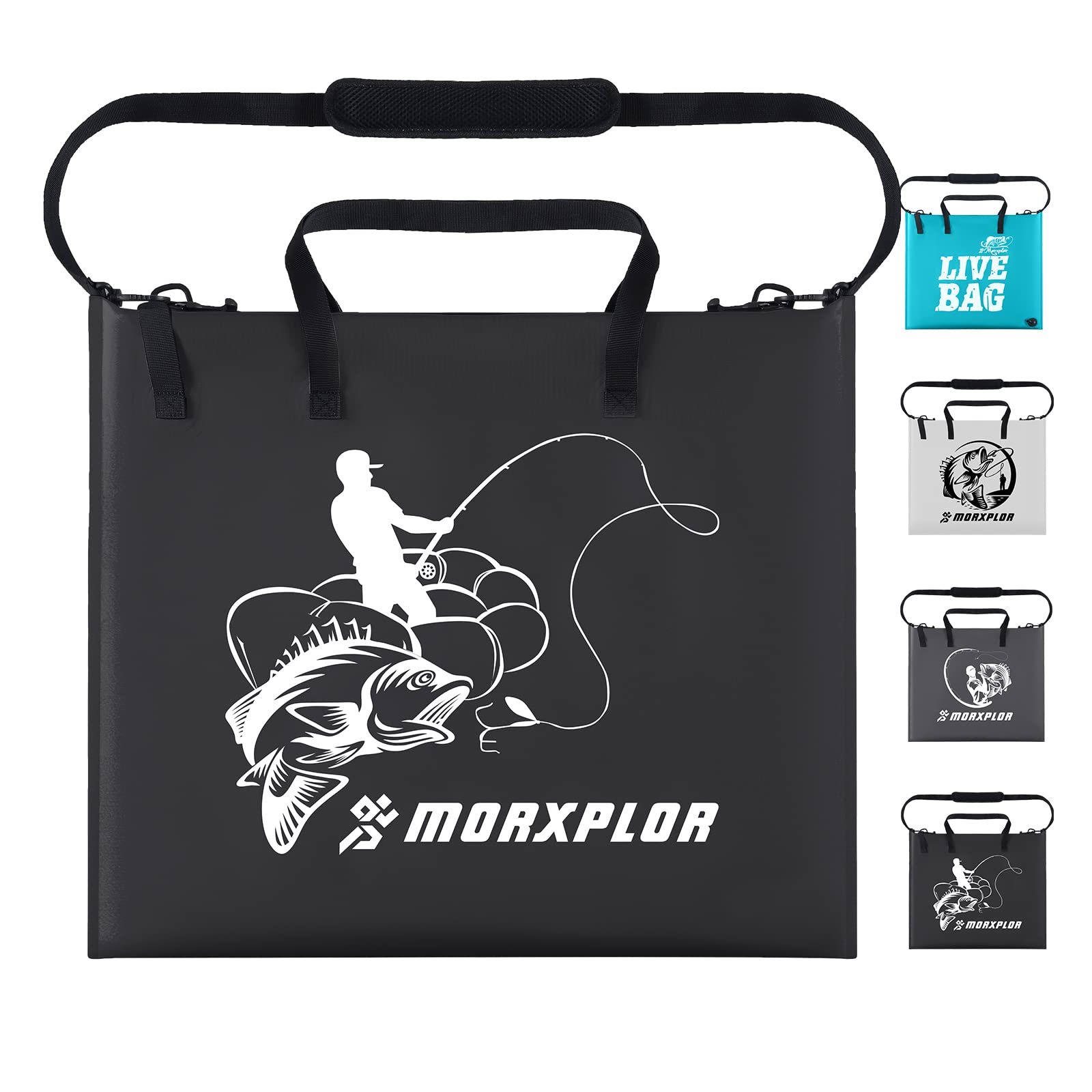 MORXPLOR Fish Bag Tournament Fishing Weigh in Bag 26x23 inches