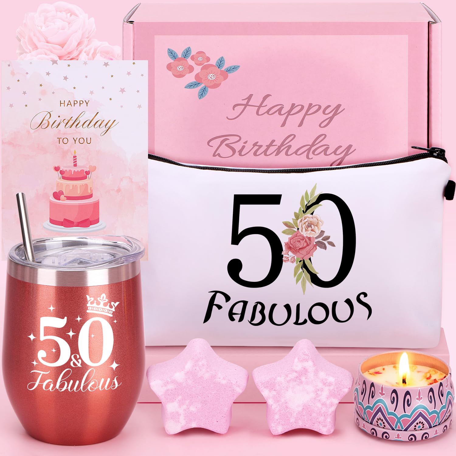 Gift Basket Gifts For Ladies Over 50 Luxury Gifts 50th Birthday Gift