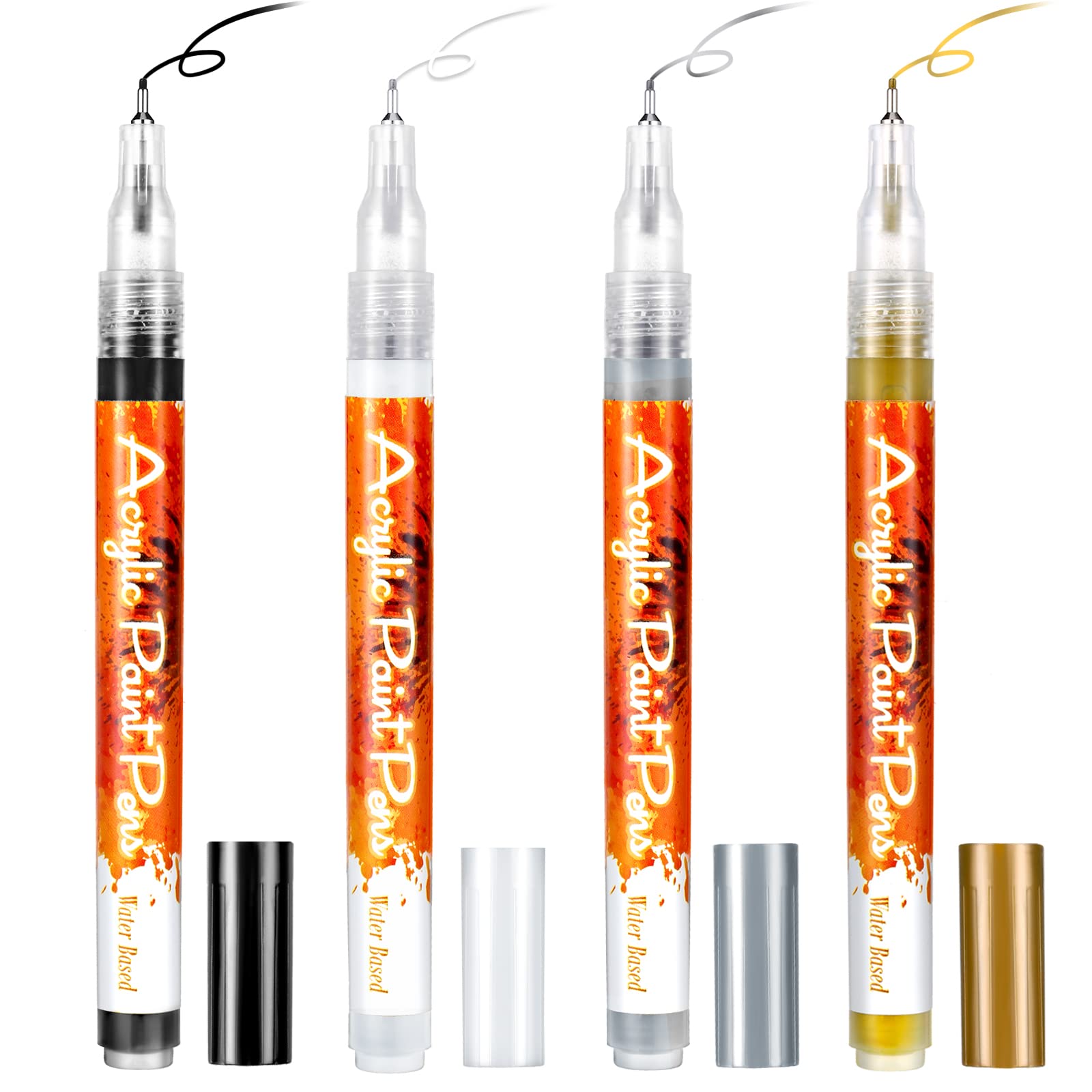 KYDA 5 Colors Nail Art Painting Pen, Nail Art Graffiti Pen Nail Drawin –  EveryMarket