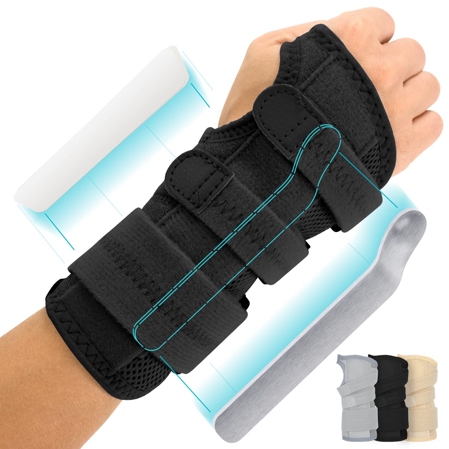 Vive Carpal Tunnel Wrist Brace (Left or Right) - Arm Compression