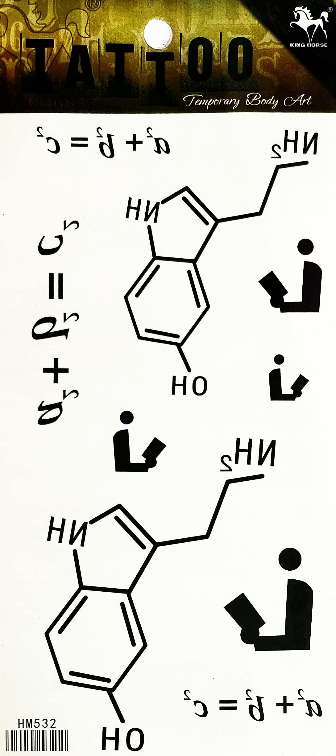 Chemical formula tattoo by Ilaria Tattoo Art | Photo 24993