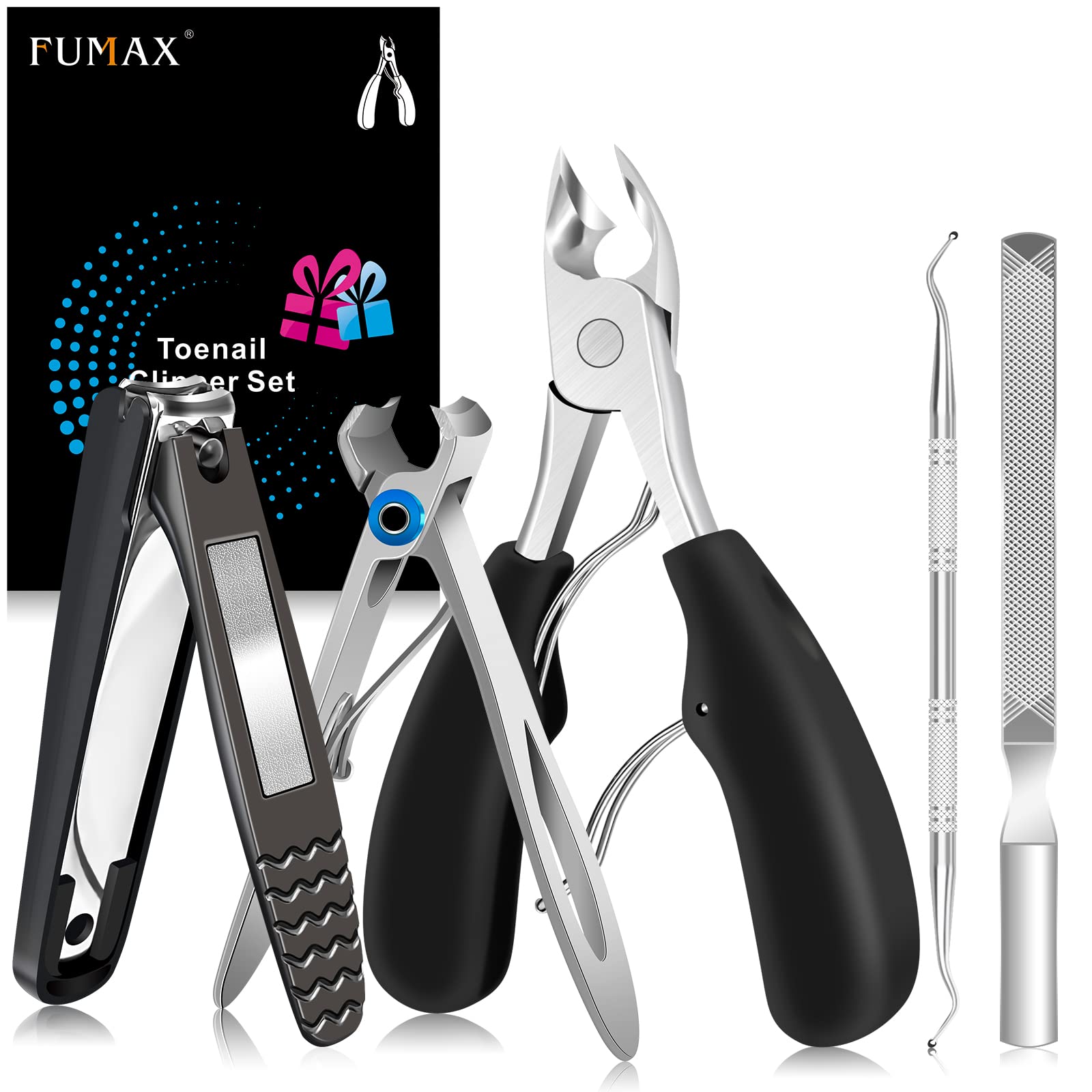 Toenail Clippers for Seniors Thick Nails - Wide Jaw Opening Extra Large Toe Nail  Clippers with Catcher, Professional Sharp Curved Blade Heavy Duty Clipper  Pro Nail Cutter for Seniors Long Handle 