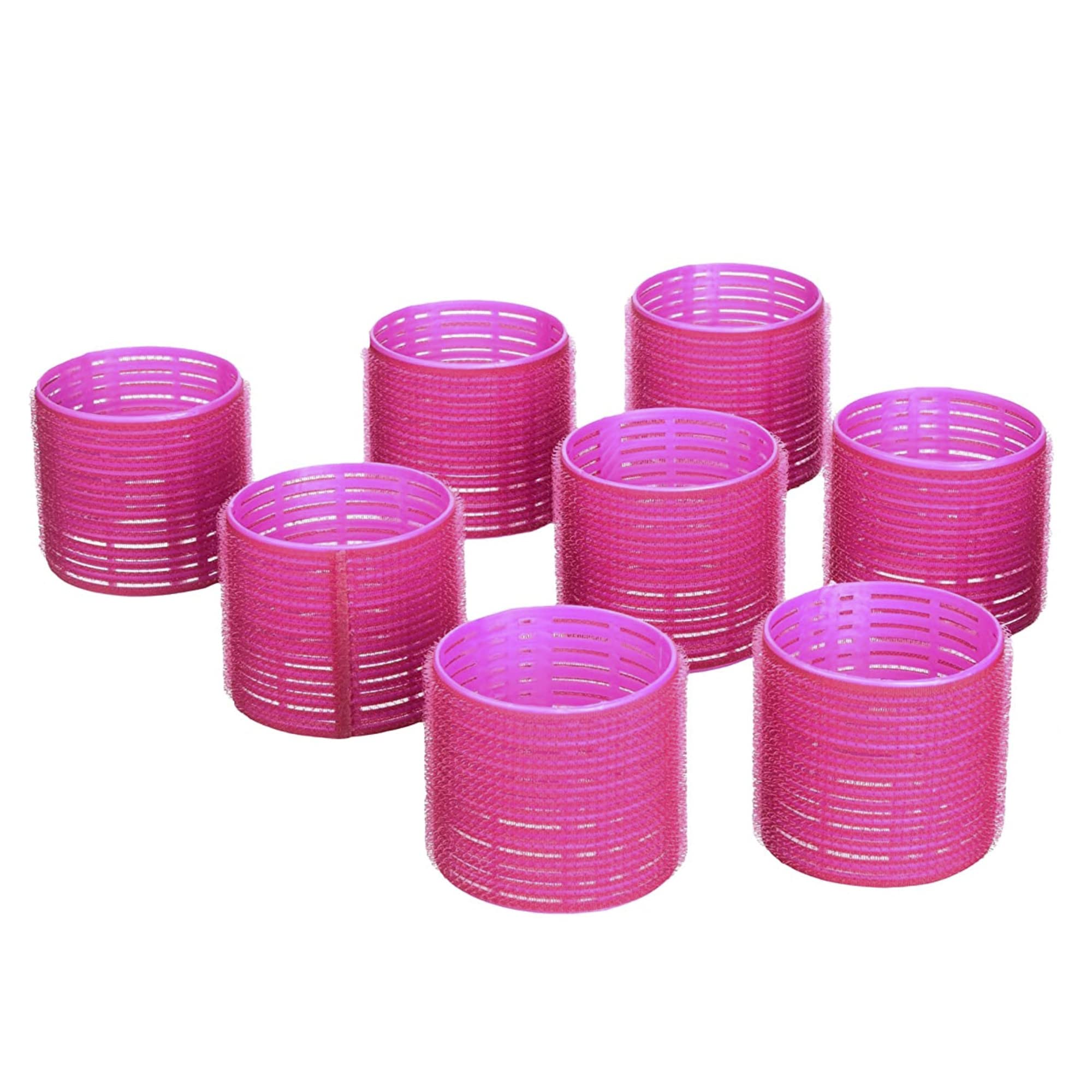 Conair Hair Rollers, Hair Curlers in Extra-Large Size, Hot Pink, 9 Pack  with Storage Bag