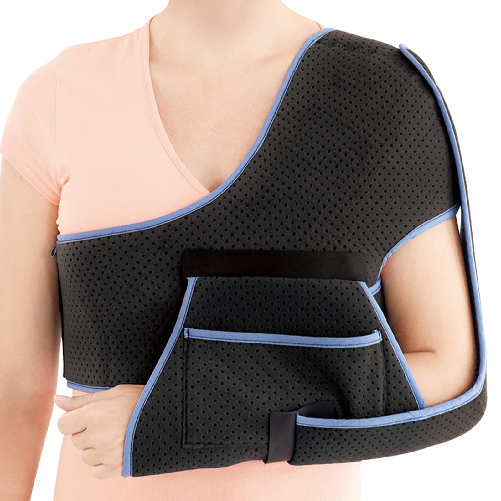 VELPEAU Arm Sling Shoulder Brace for Men Women - Immobilizer for Injury  Support Pain Relief for AC