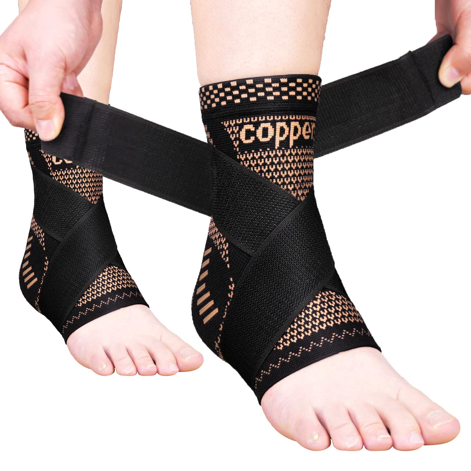 Ankle Support Brace Adjustable Compression for Man and Women-Ankle Support  and Ankle Protector Foot Brace for Heel Pain - Walmart.com