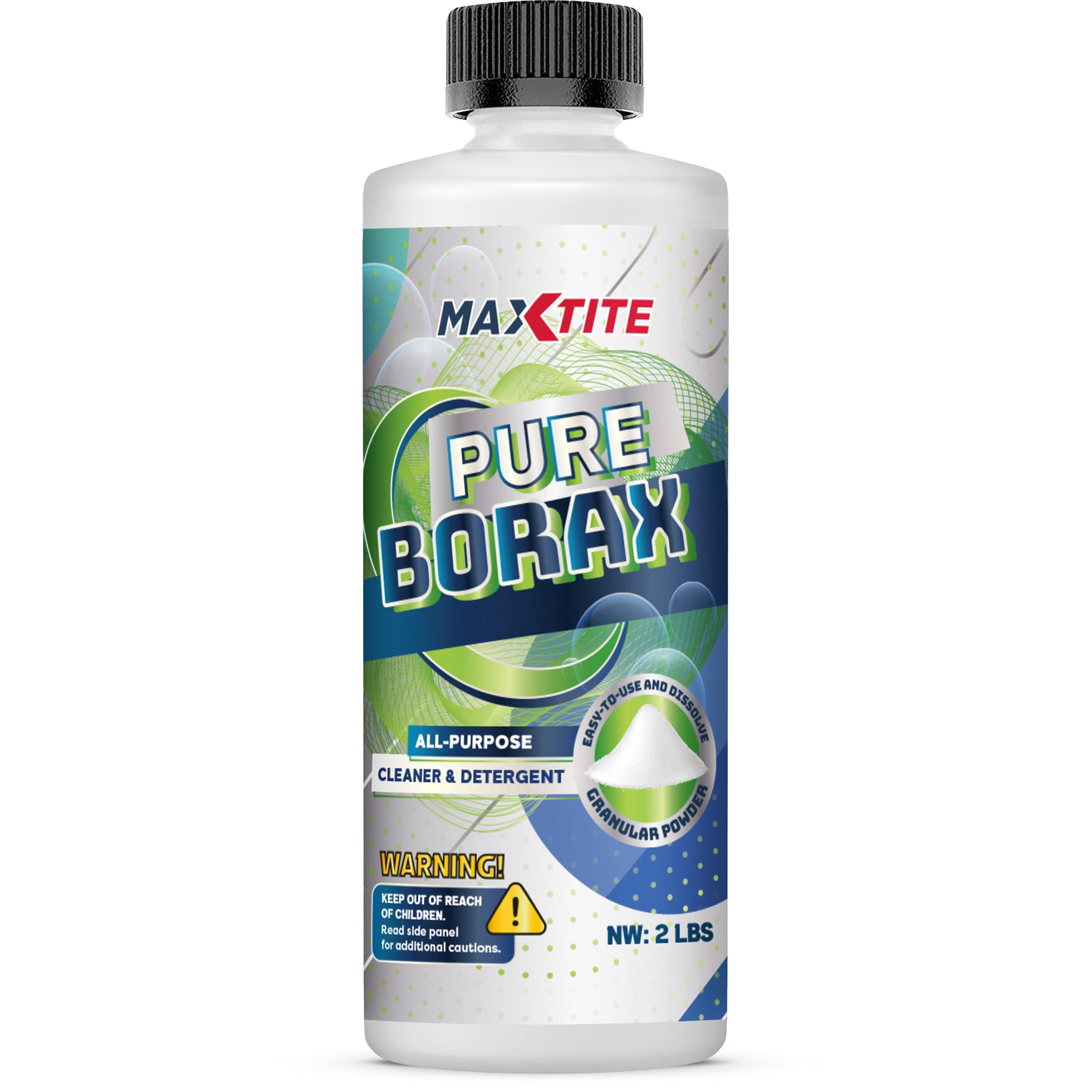 MAXTITE 2lbs Borax, Multipurpose Cleaner, Borax Powder, Laundry Booster,  Washing Powder, Borax Laundry Booster, Borax Powder for Laundry, Borax for  Slime, Borax Powder for Slime, Detergent Booster