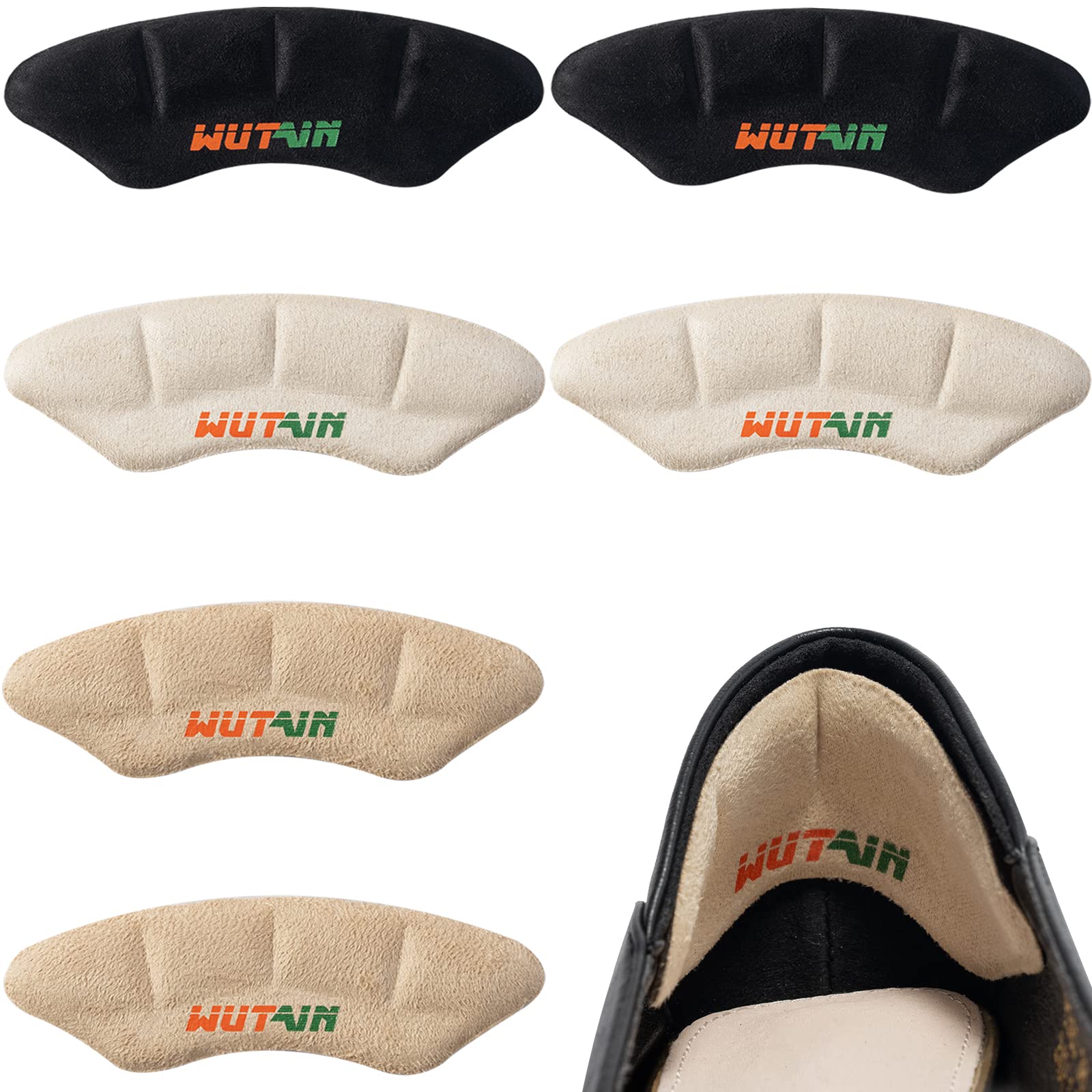 Heel Pads Pairs Cushion Grip Shoe Inserts for Tighter Fit and