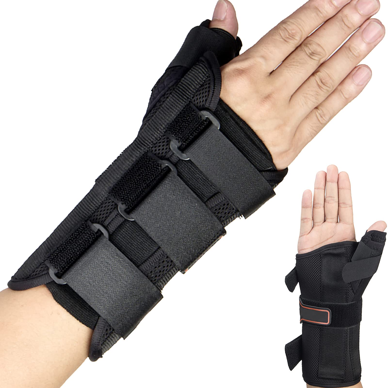 Wrist Brace Thumb Spica Splint For De Quervains Tenosynovitis Tendonitis Carpal Tunnel Arthritis
