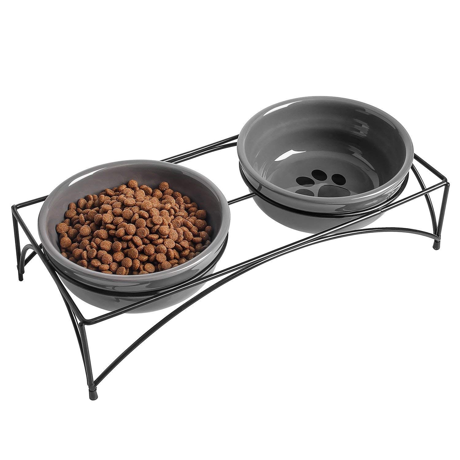 Y YHY Cat Food Bowls, Elevated Cat Bowls, Raised Pet Food Water Bowls with  Stand, Dog Bowls Small Size Dog - Ceramic Pet Bowls for Cat or Dogs, Cat  Dishes 12/24 Ounces