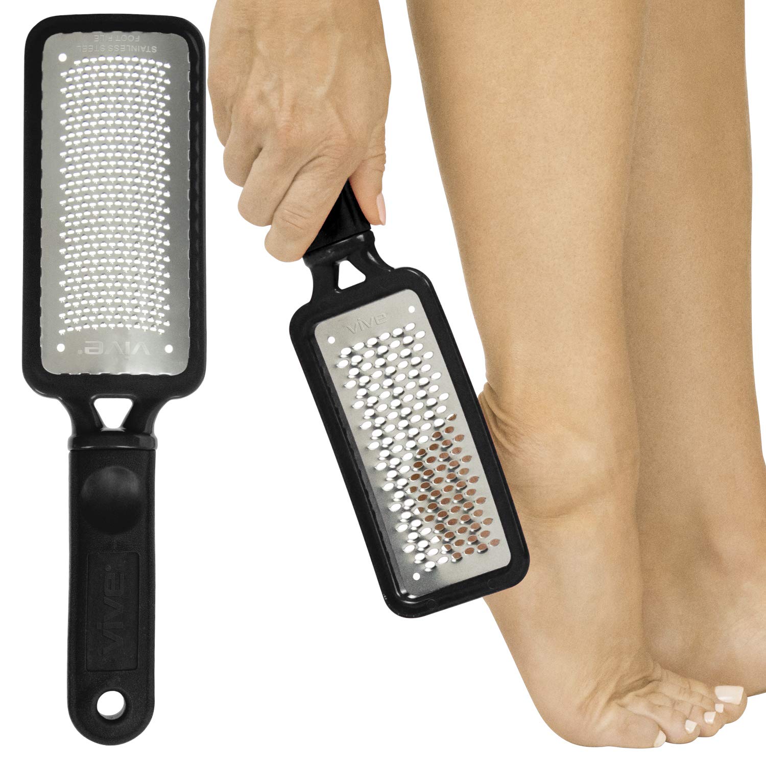 Slick- Foot File Callus Remover, Foot Scraper for Dead Skin, Foot Scrubber,  Foot Rasp, Heel Scraper, Foot Grater for Dead Skin, Callus Remover for