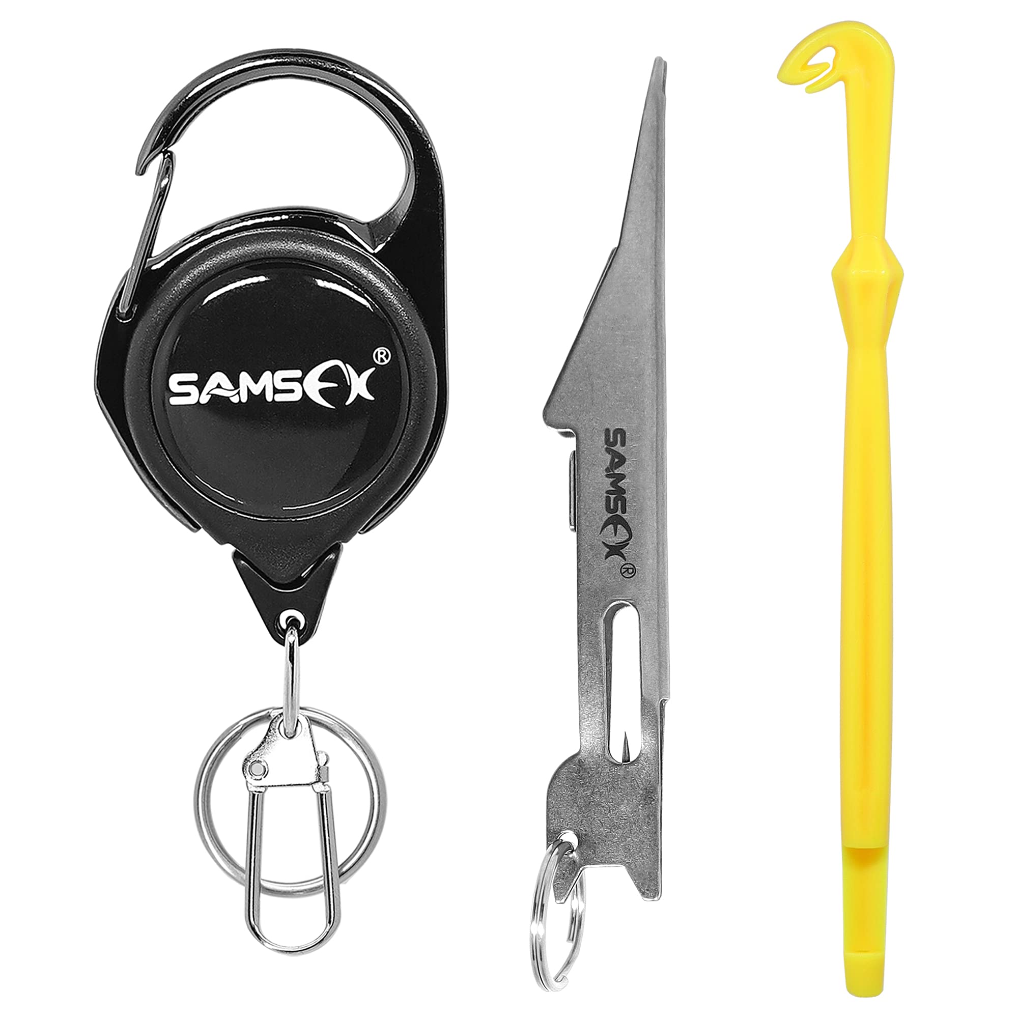 SAMSFX Fly Fishing Knot Tying Tool for Hooks, Lures and Lines