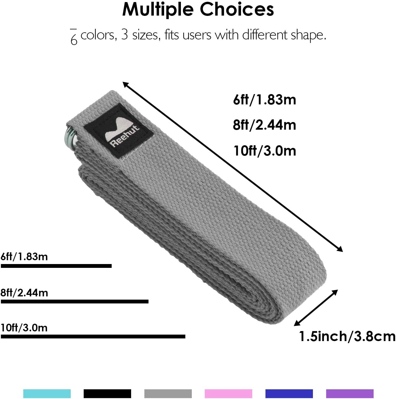 Reehut Yoga Mat Strap - Thumbnail 5