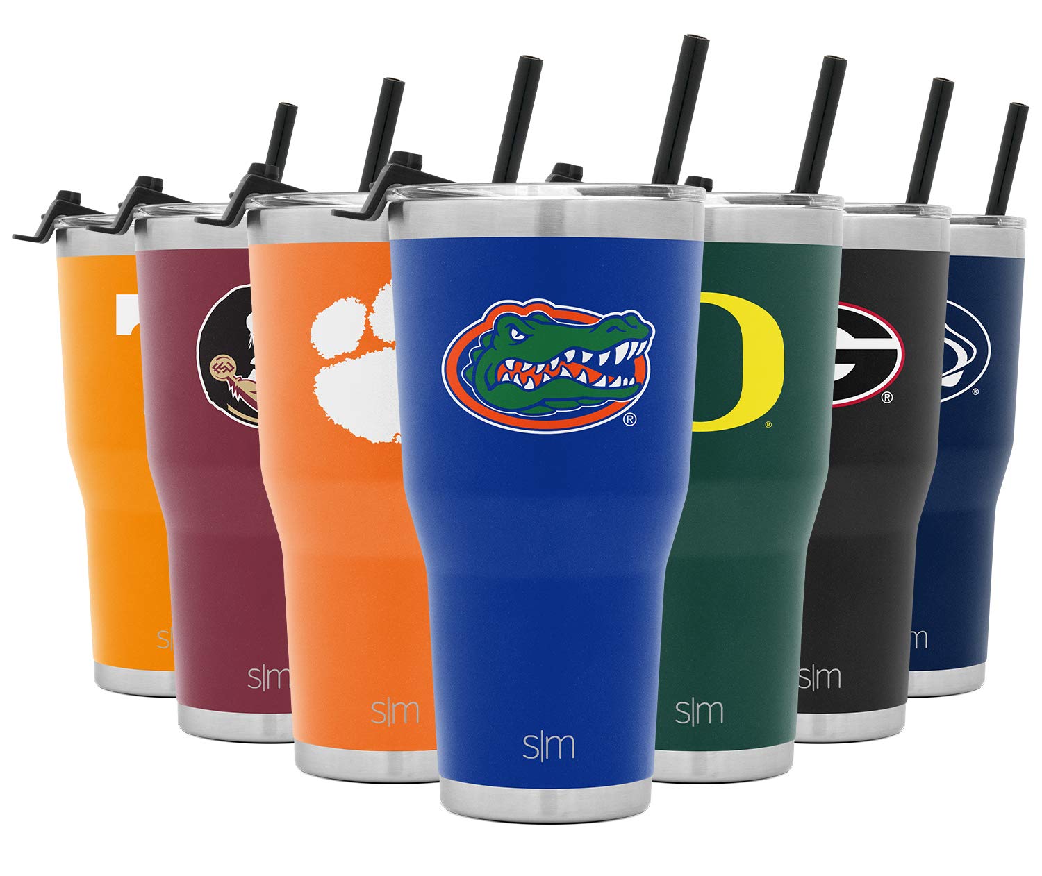 Simple Modern Officially Licensed Tumbler with Straw and Flip Lid Florida  Gators