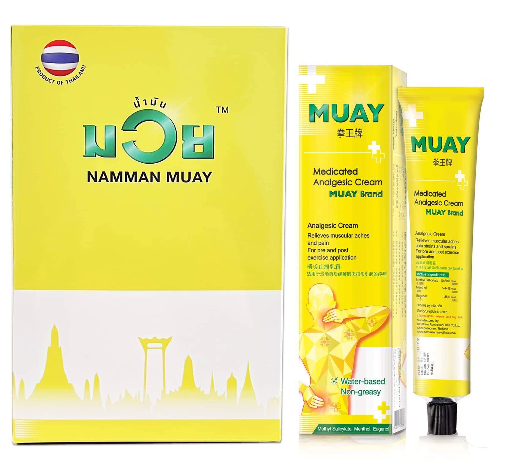 Thai Analgesic Cream Namman Muay