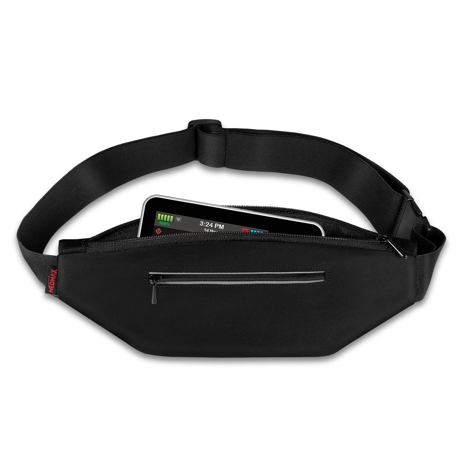 MEDMAX Diabetic Running Belt with Adjustable Waist Insulin Pump Belt