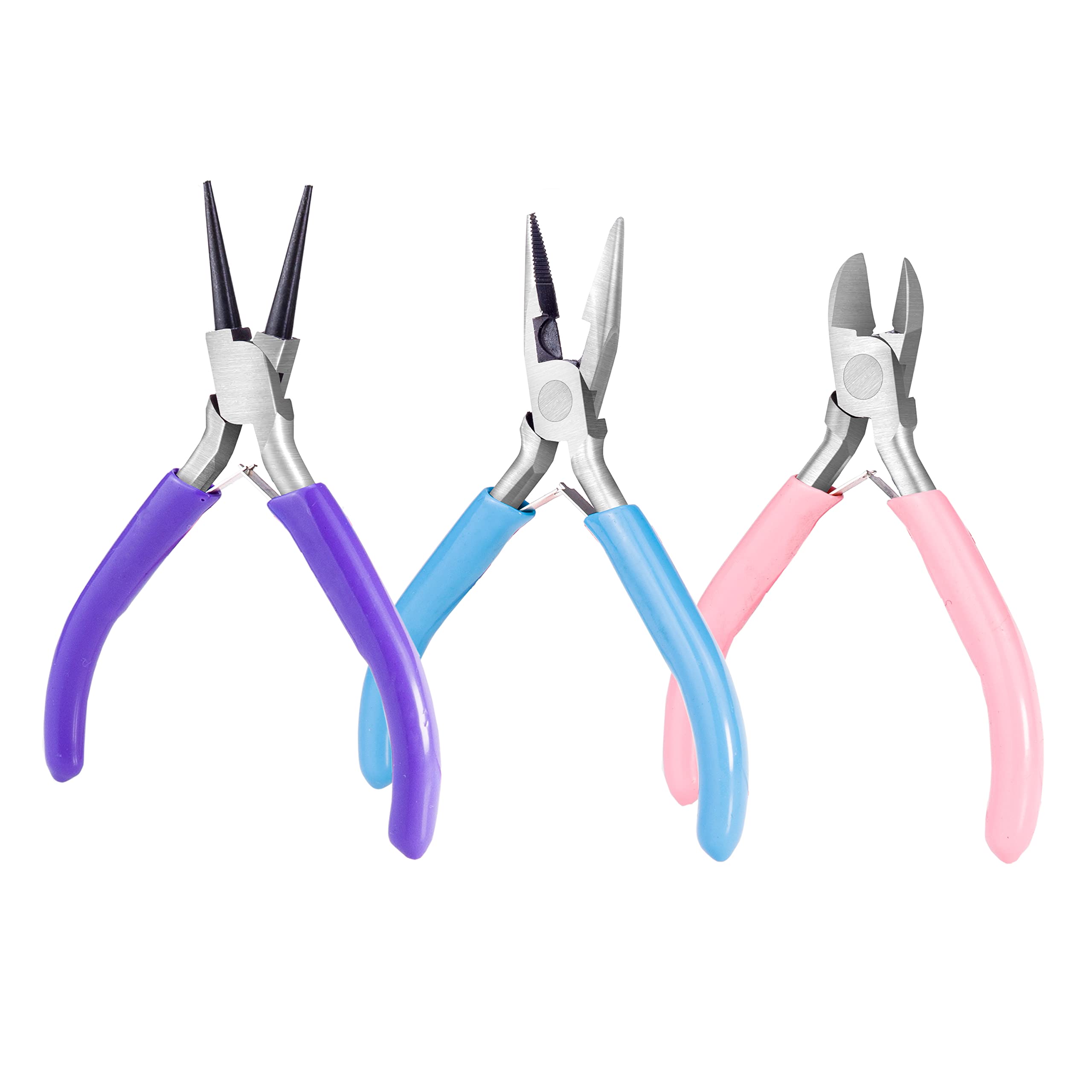 Jewelry Pliers 3PCS Jewelry Pliers Tool Kit Crafts Making Supplies Jewelry  Making Pliers Tools Set Wire Cutters for Jewelry Making DIY Crafts 3 Pcs