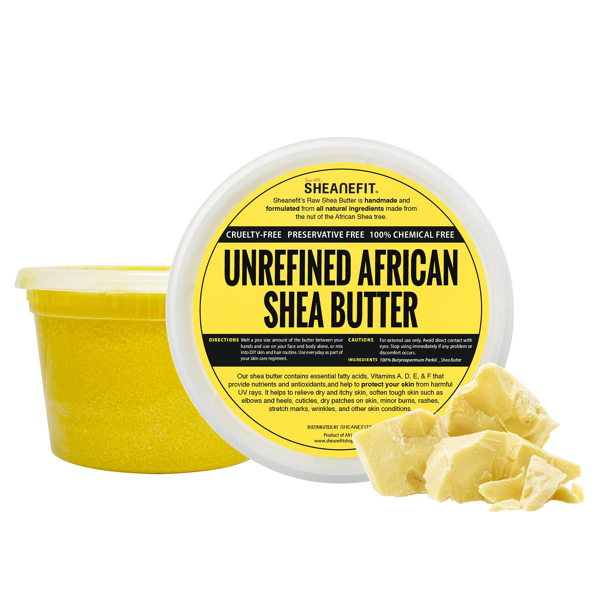 Yellow Shea Butter (16 oz)
