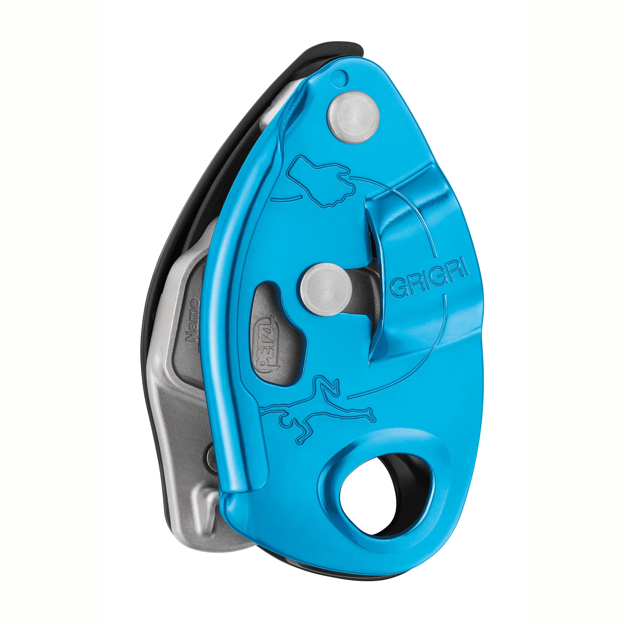  Petzl GRIGRI Belay Device - Belay Device With Cam-Assisted  Blocking for Sport, Trad, and Top-Rope Climbing - Blue : Sports & Outdoors