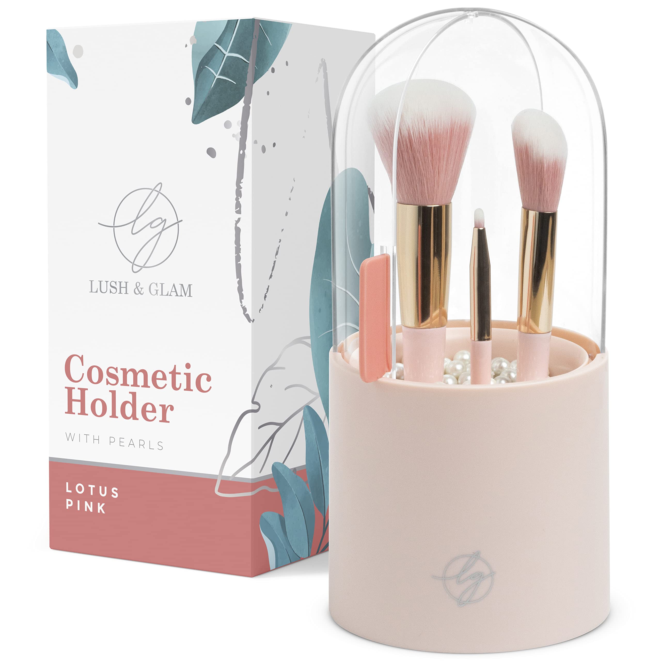 Makeup Brush Holders With Cover, Dust-Proof Lid, Makeup Storage