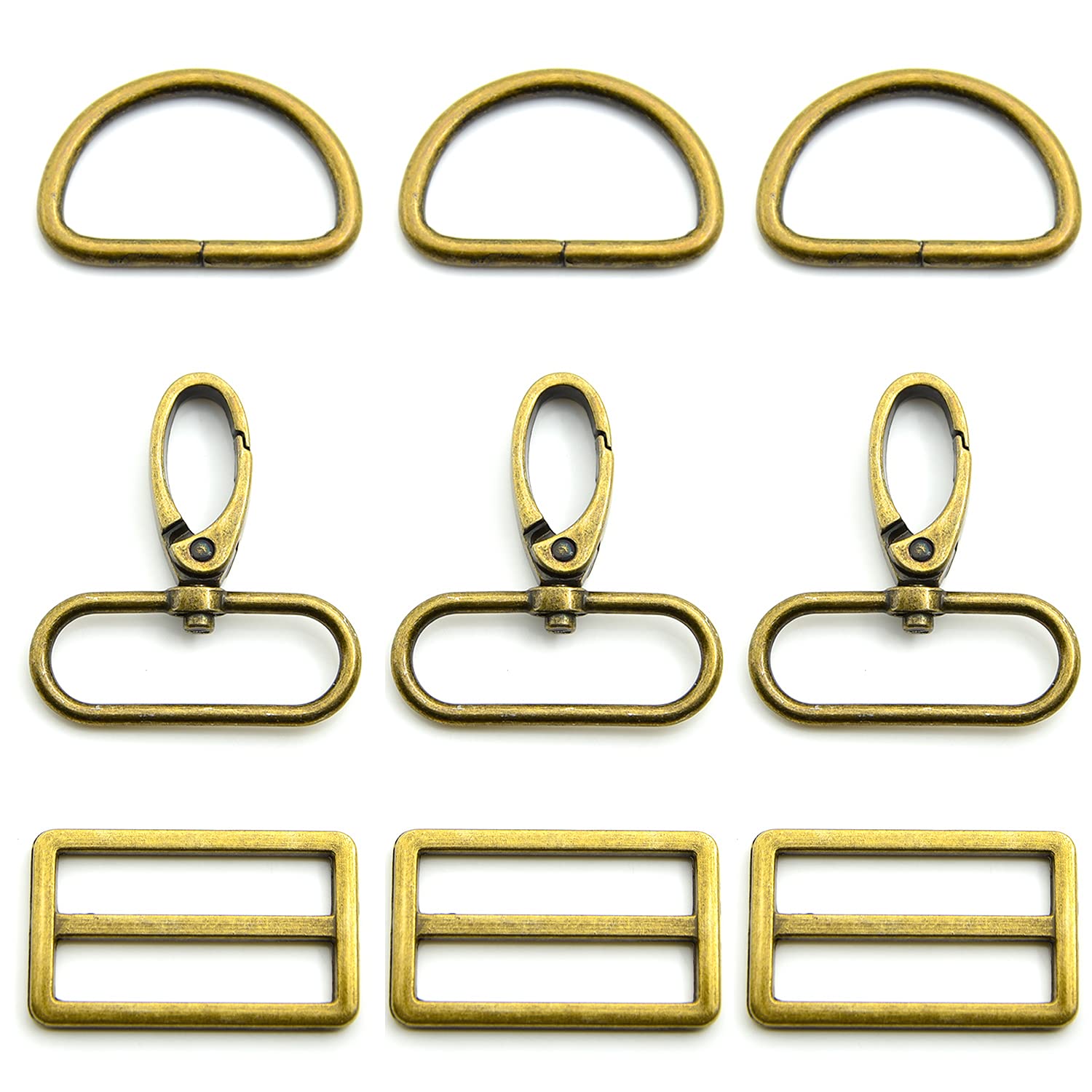 1 Inch Squared Metal D-Ring