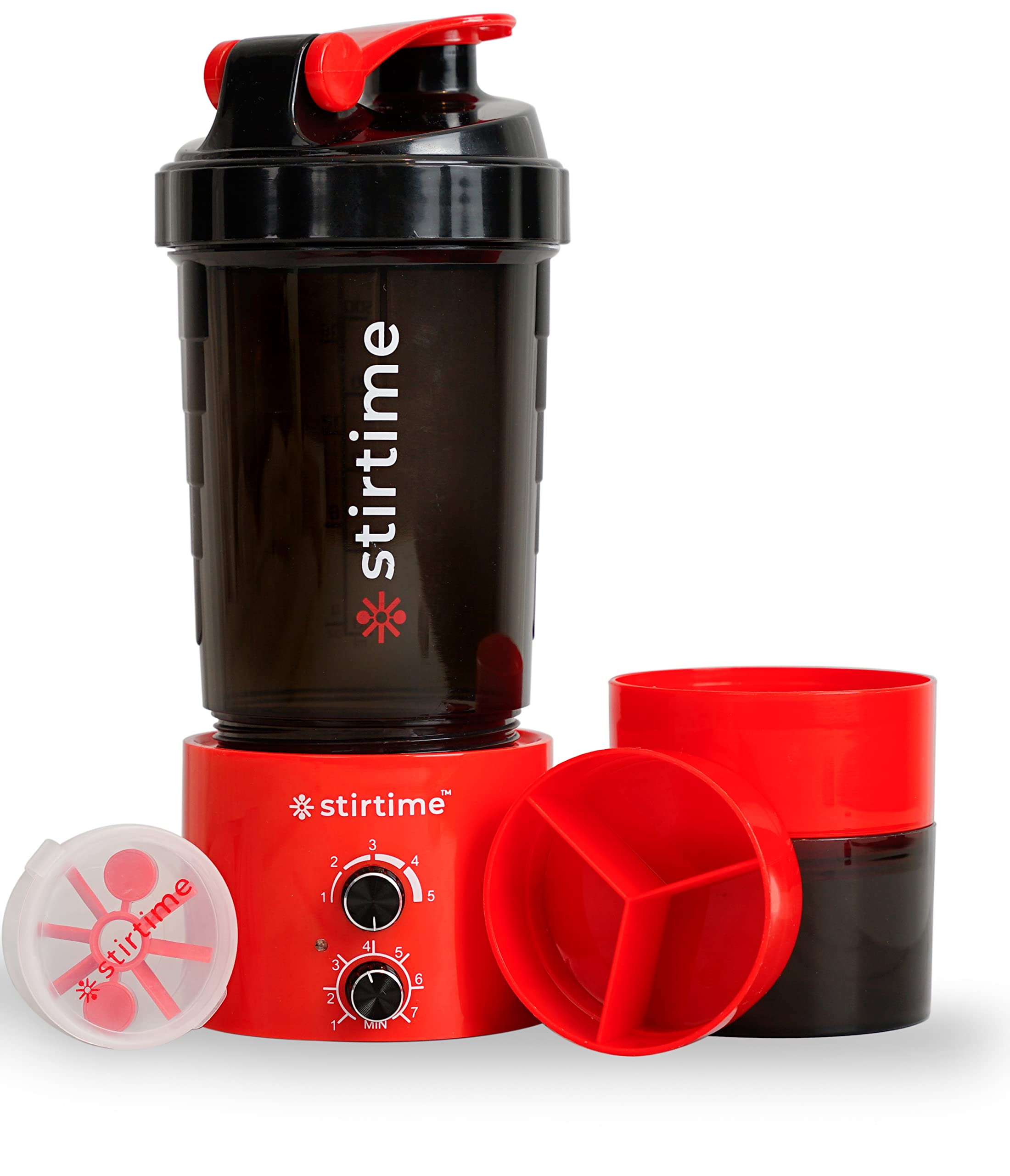 Stirtime Magnetic Protein Powder Mixer Dissolves Unmixed Clumps in