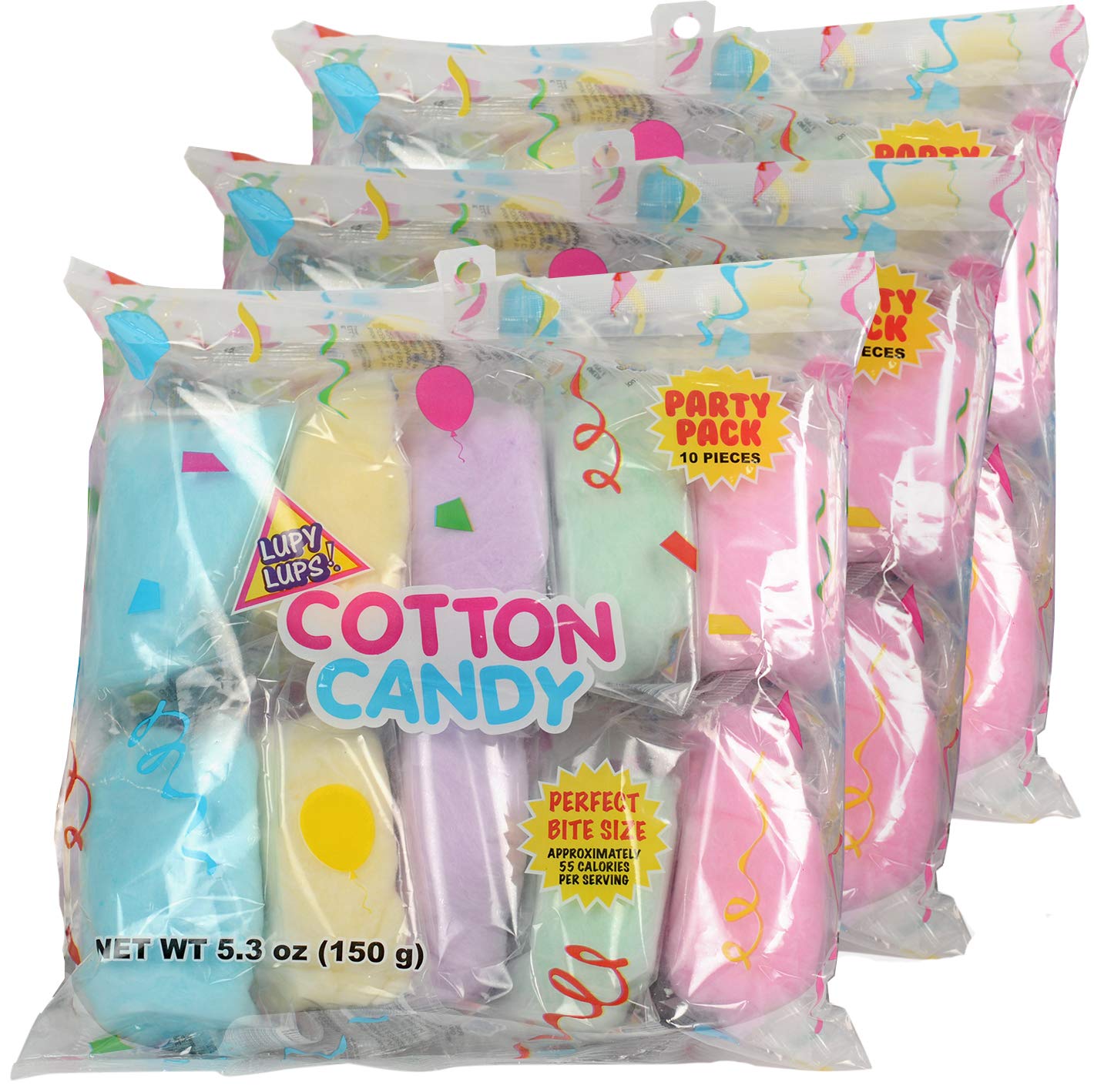 Cotton Candy-JUMBO PARTY 3 GALLON BAGS