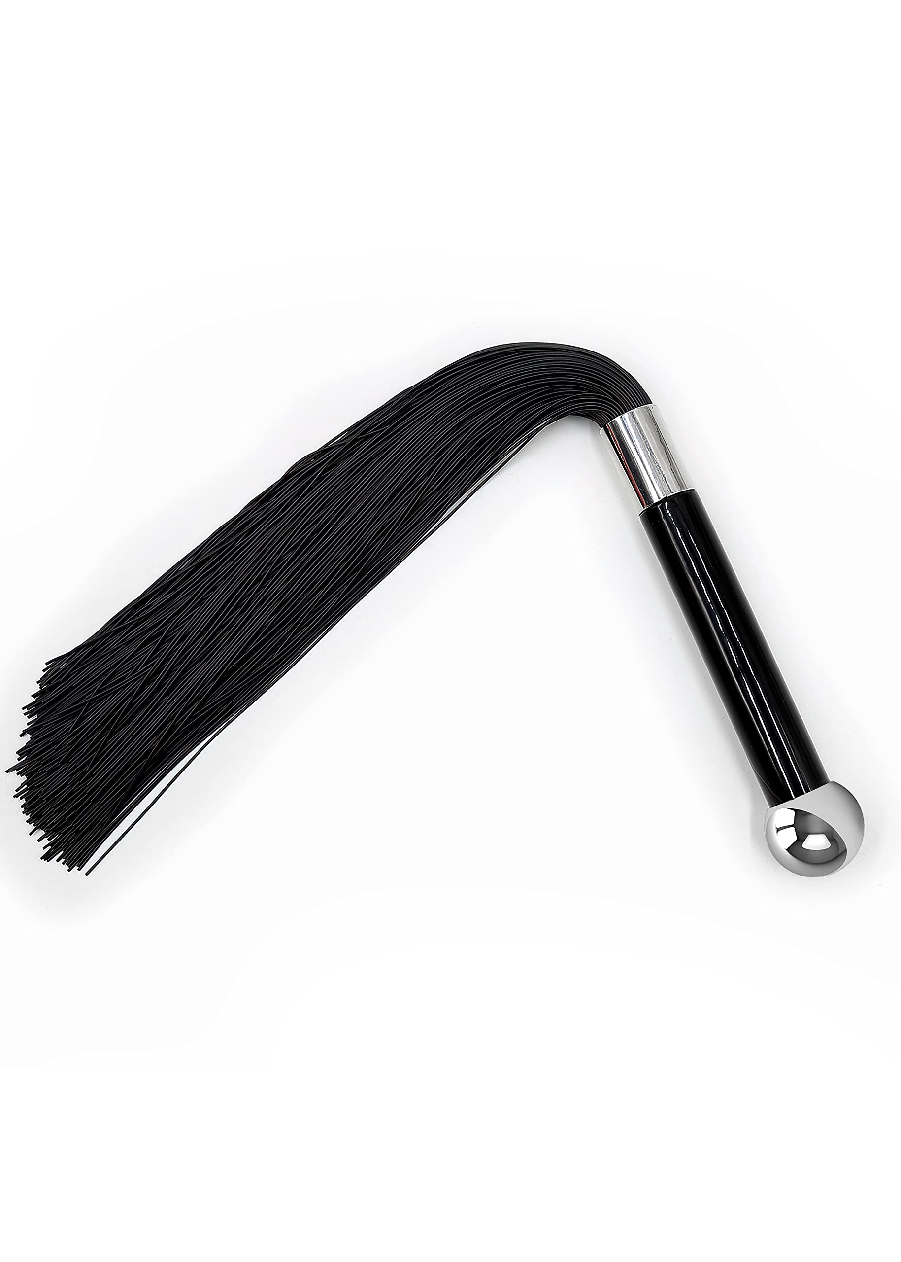 Riding Whip 15.5" Black Riding Whip for Games Whip Faux Leather Riding Crop