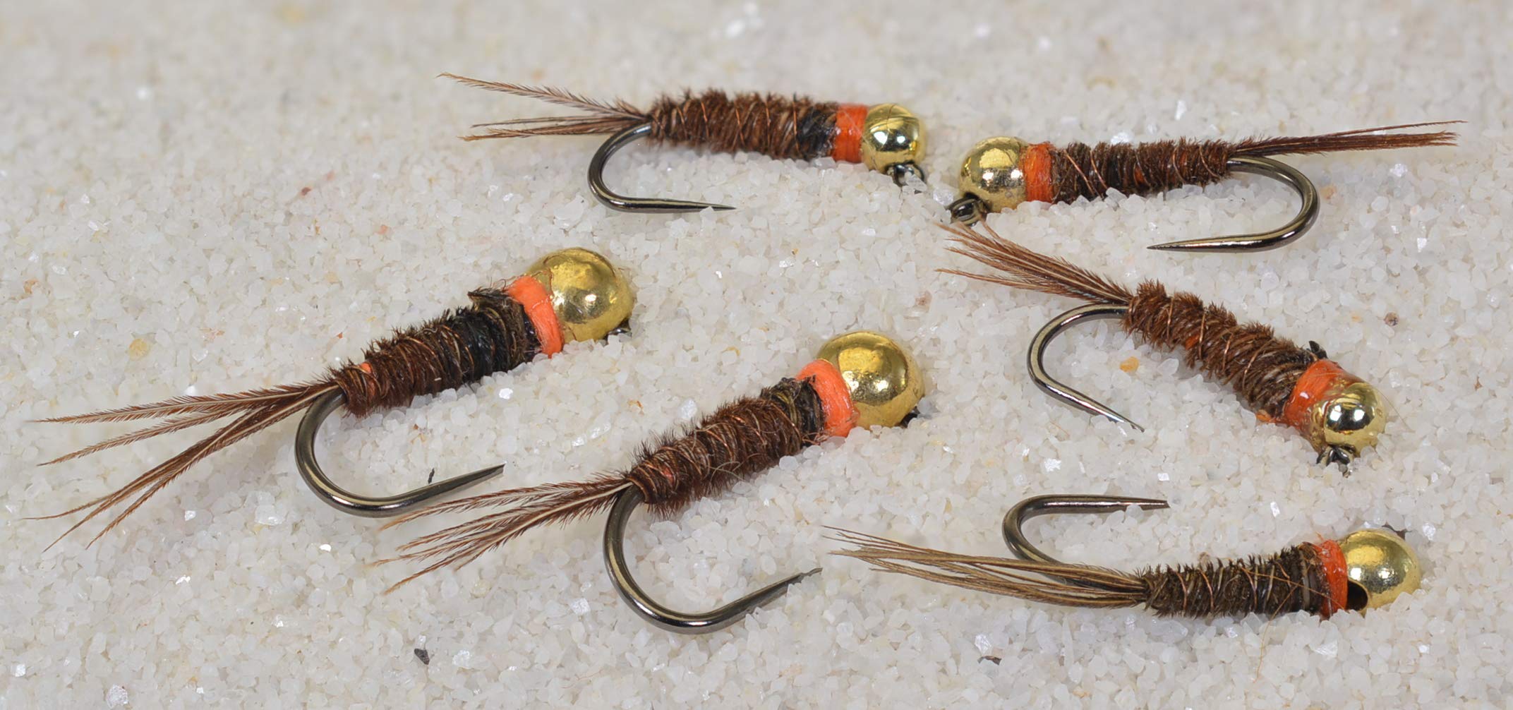 6 Ct - Tungsten Micro Olive Wooly Bugger Jig Head Fly - Euro Nymph - Hanak Ho