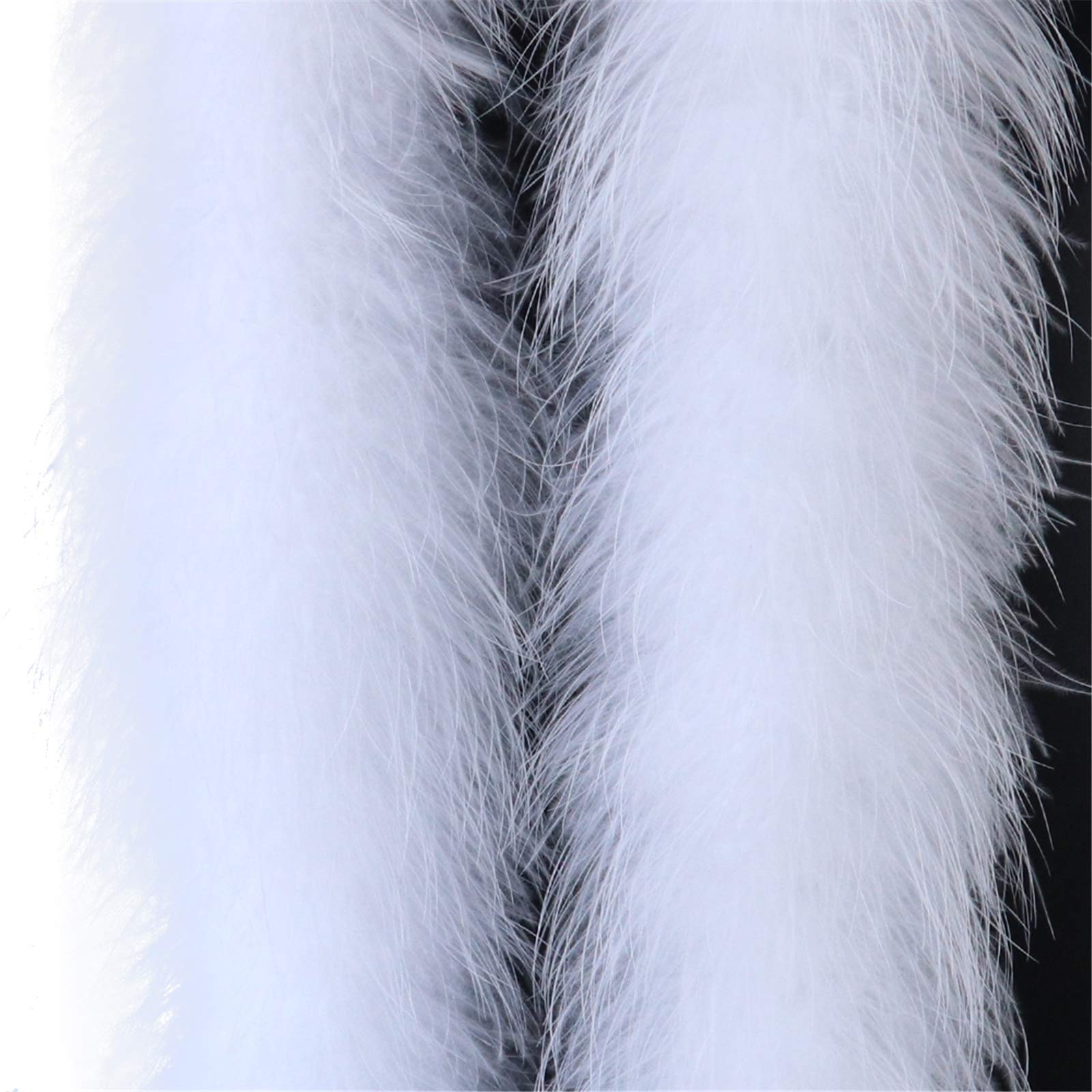 Full Marabou Feather Boa - 2 Yards - White