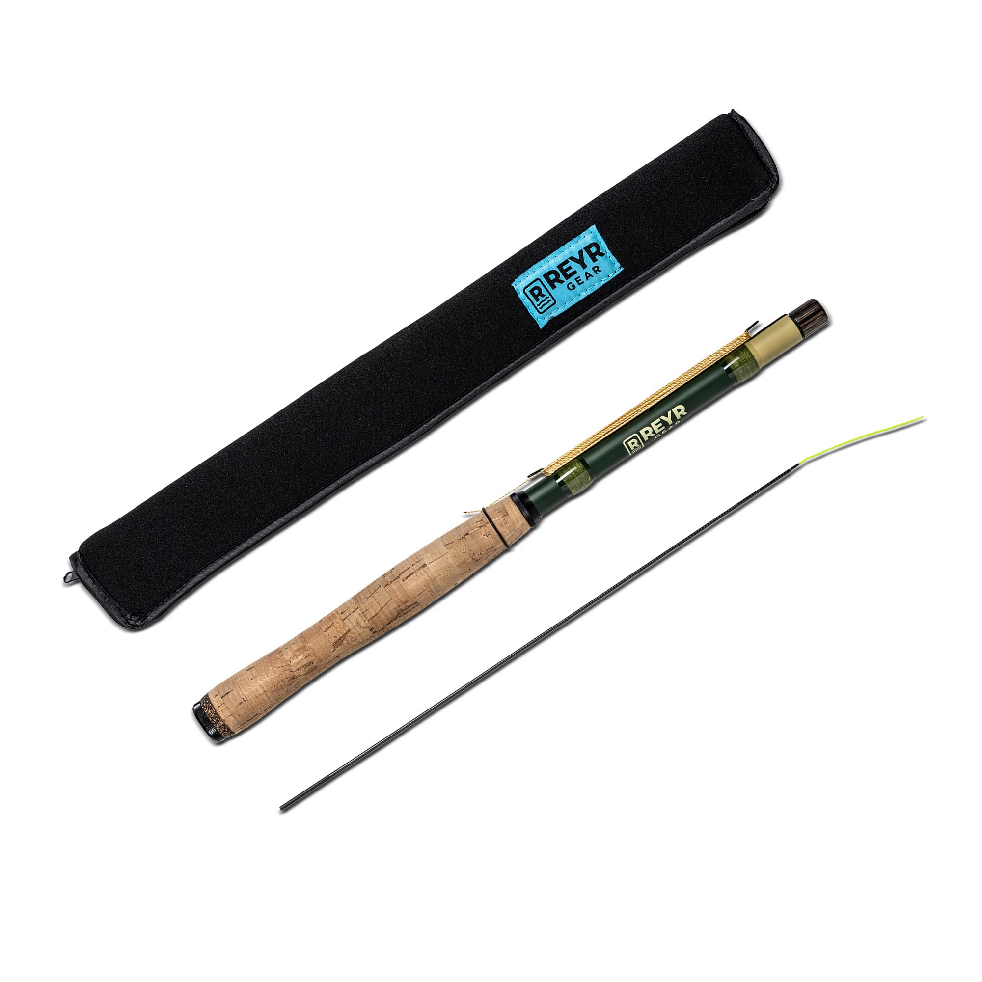 REYR Gear - Tiny Cast Tenkara Rod, Ultralight Fishing Rod with Built-in  Line Keepers, Telescopic Travel Rod for Smaller Waters, Portable Fly  Fishing Kit for Backpacking Trips