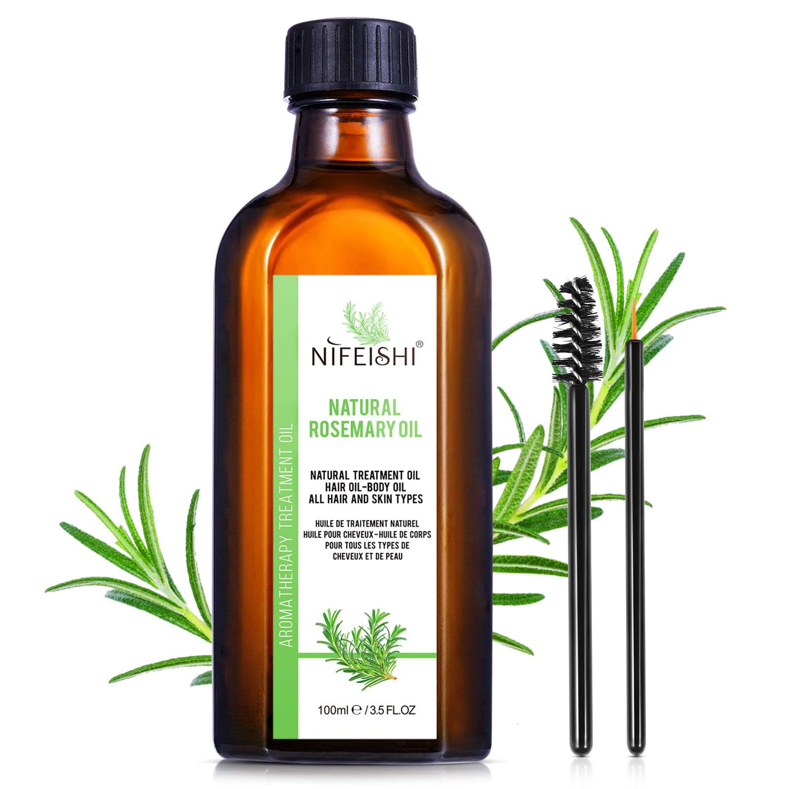 Rosemary Oil for Hair Growth & Skin Care (3.5 Oz) 100% Pure