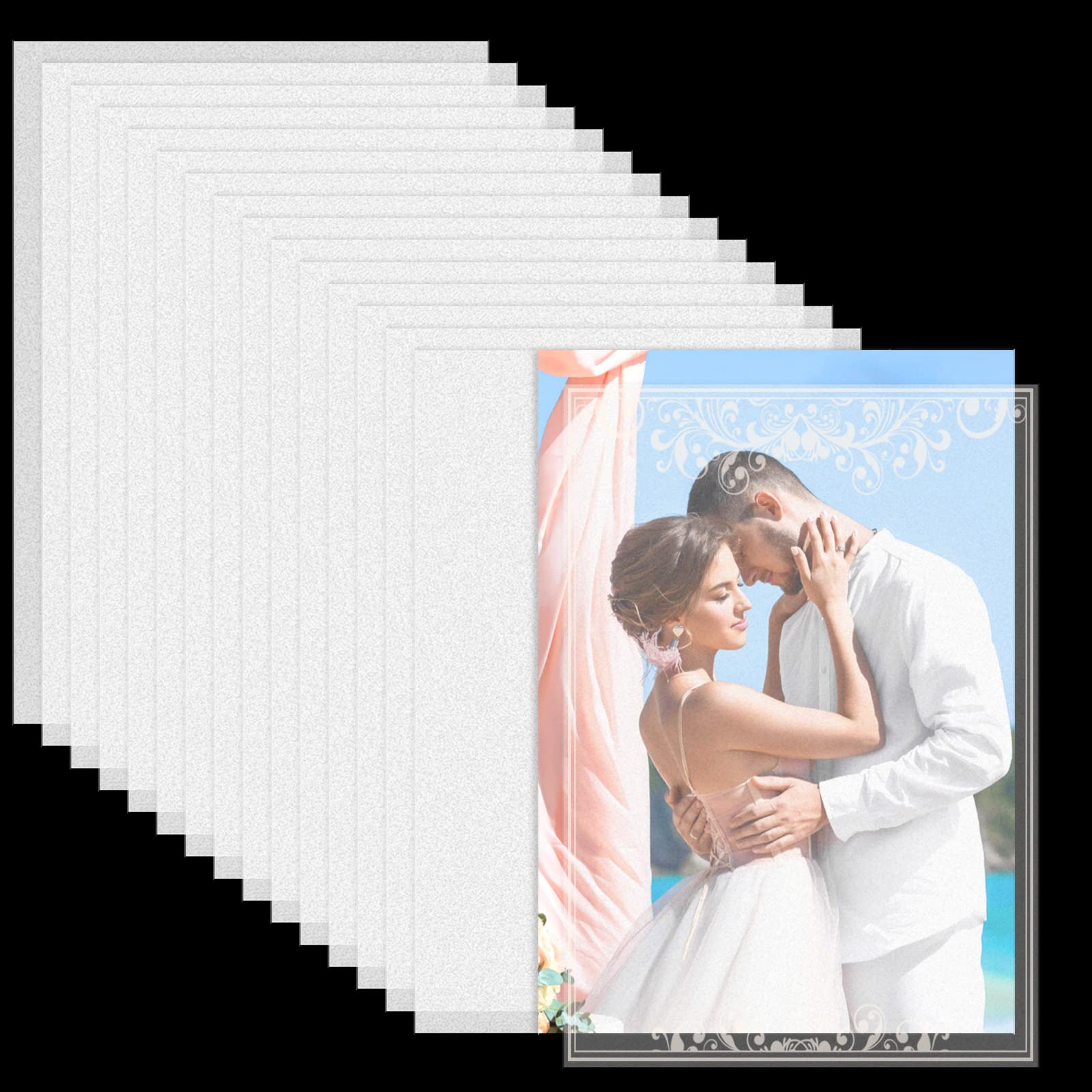 Clear Wedding Save The Date Cards
