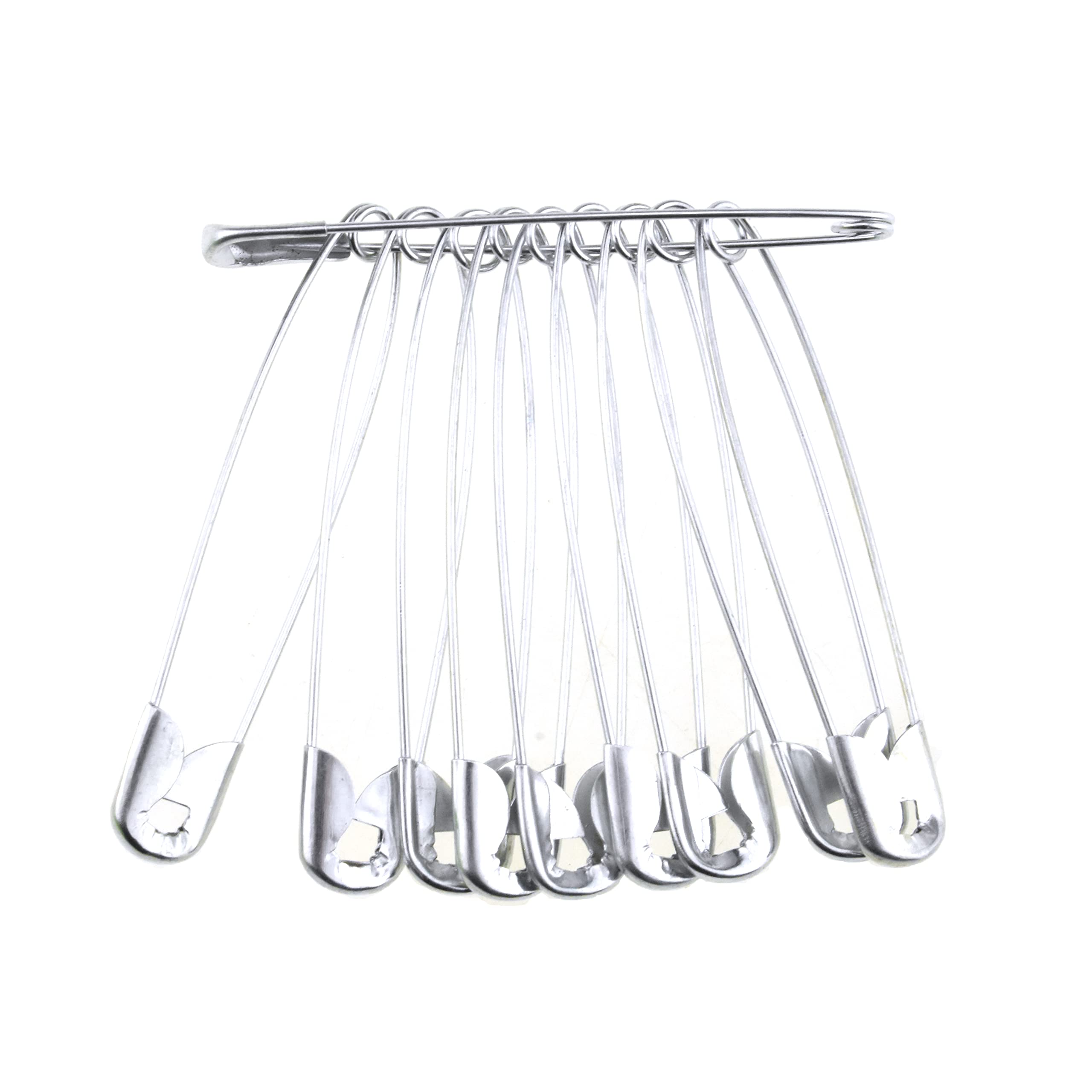 SPHTOEO 50PCS Cloth Diaper Pins Stainless Steel Traditional Safety Pin