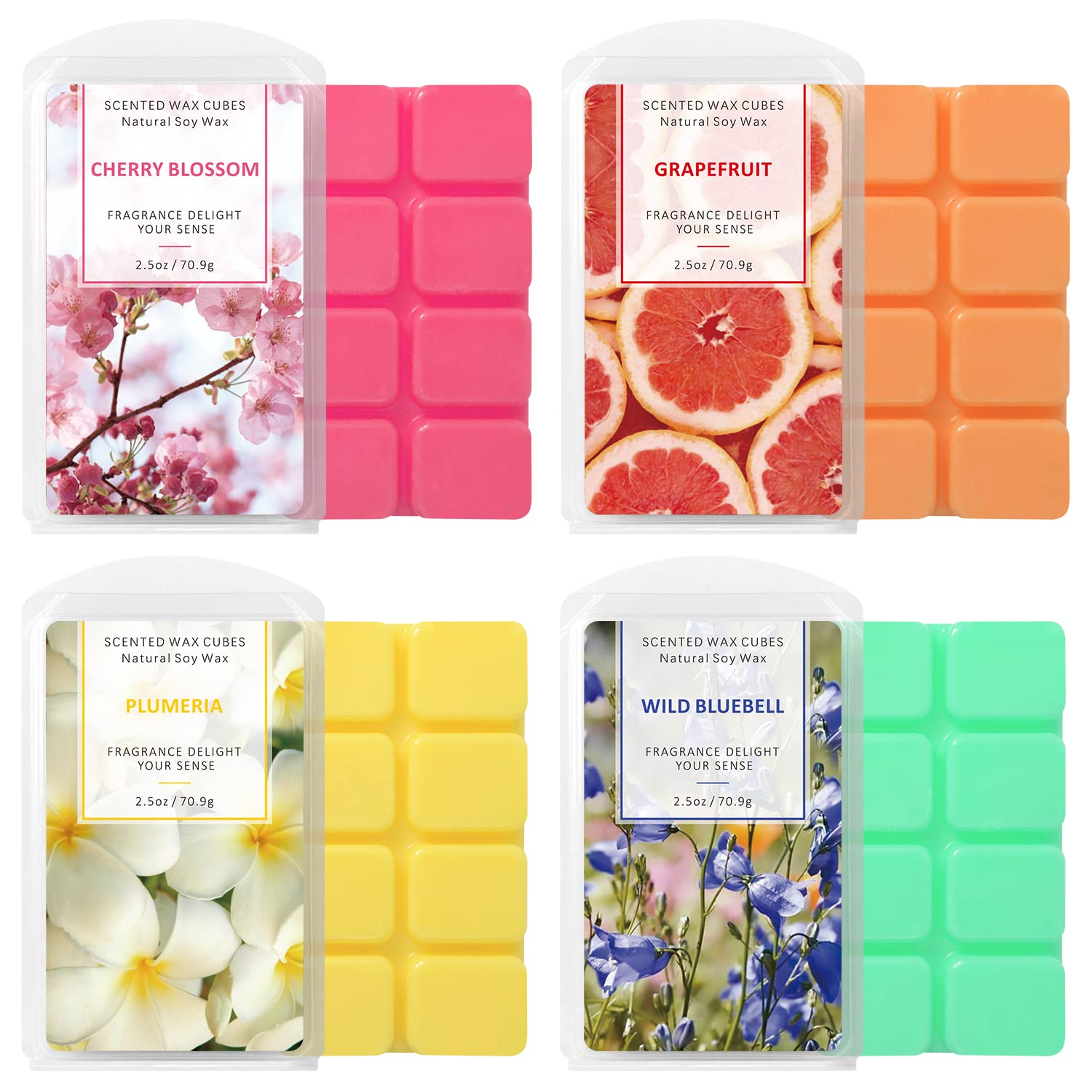 Luxury Fragrance Wax Melt Cubes Soy Wax Scented Wax Melts - China